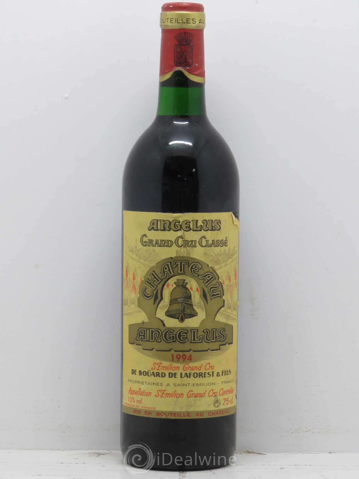 Château Angélus 1er Grand Cru Classé A 1994 - Lot de 1 bouteille - 0