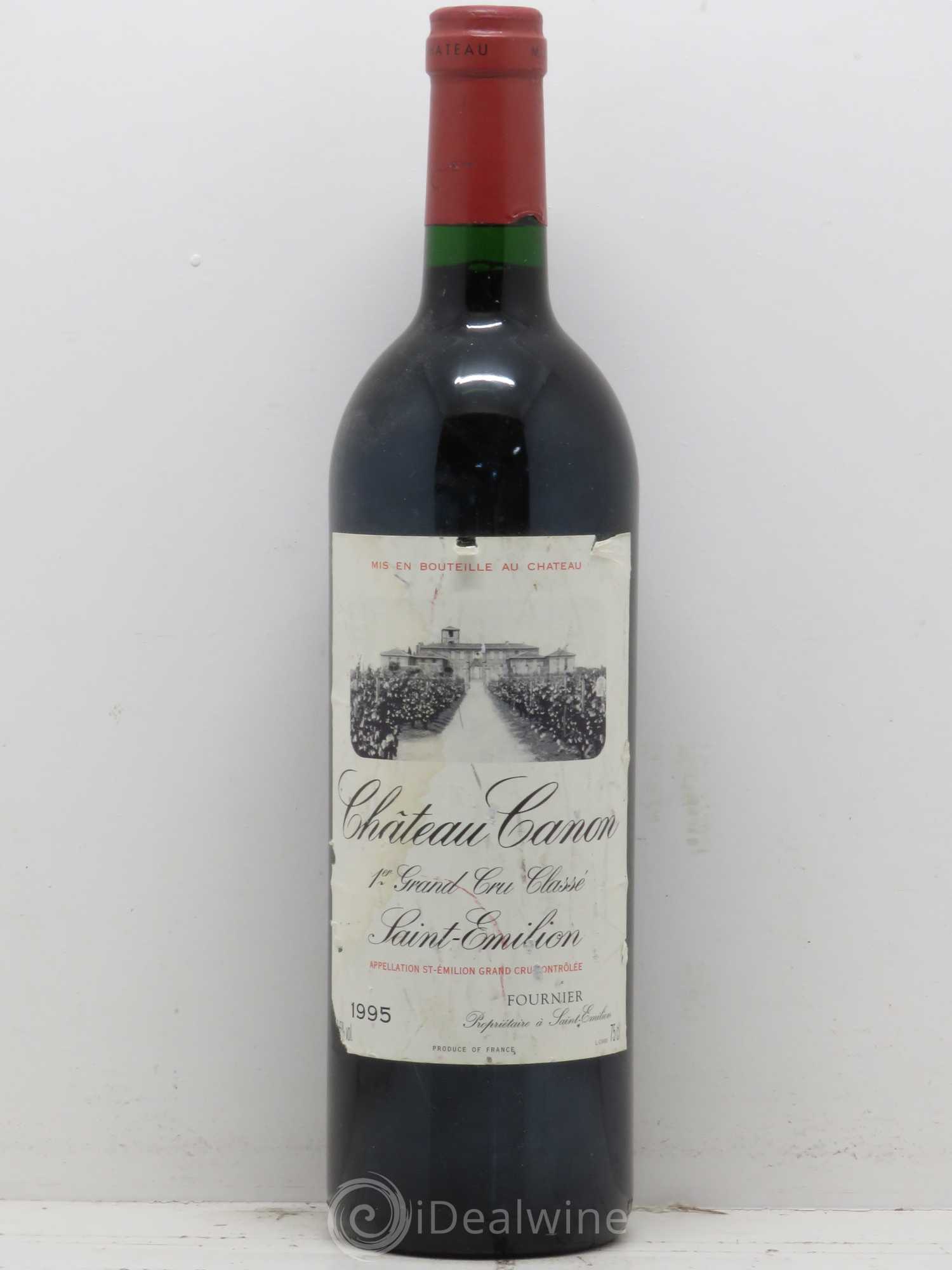Château Canon 1er Grand Cru Classé B 1995 - Lot de 1 bouteille - 0
