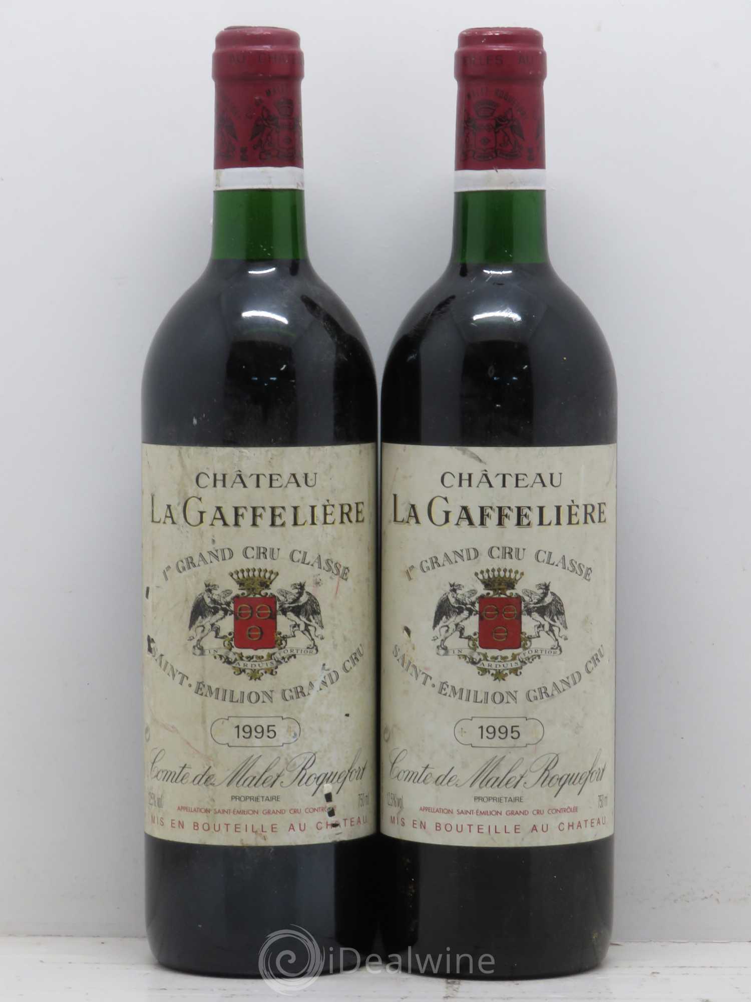 Château la Gaffelière 1er Grand Cru Classé B 1995 - Lot de 2 bouteilles - 0