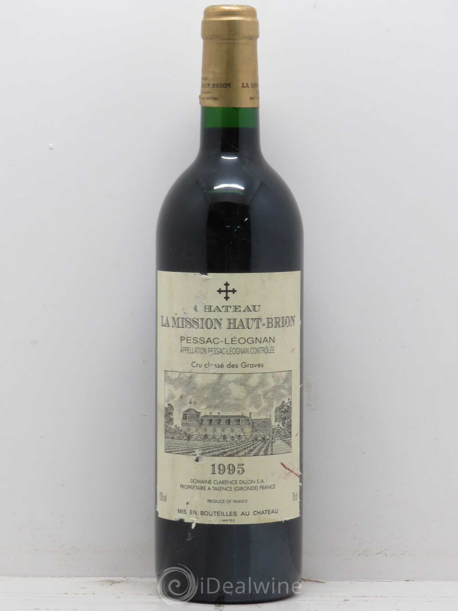 Château la Mission Haut-Brion Cru Classé de Graves 1995 - Lot de 1 bouteille - 0