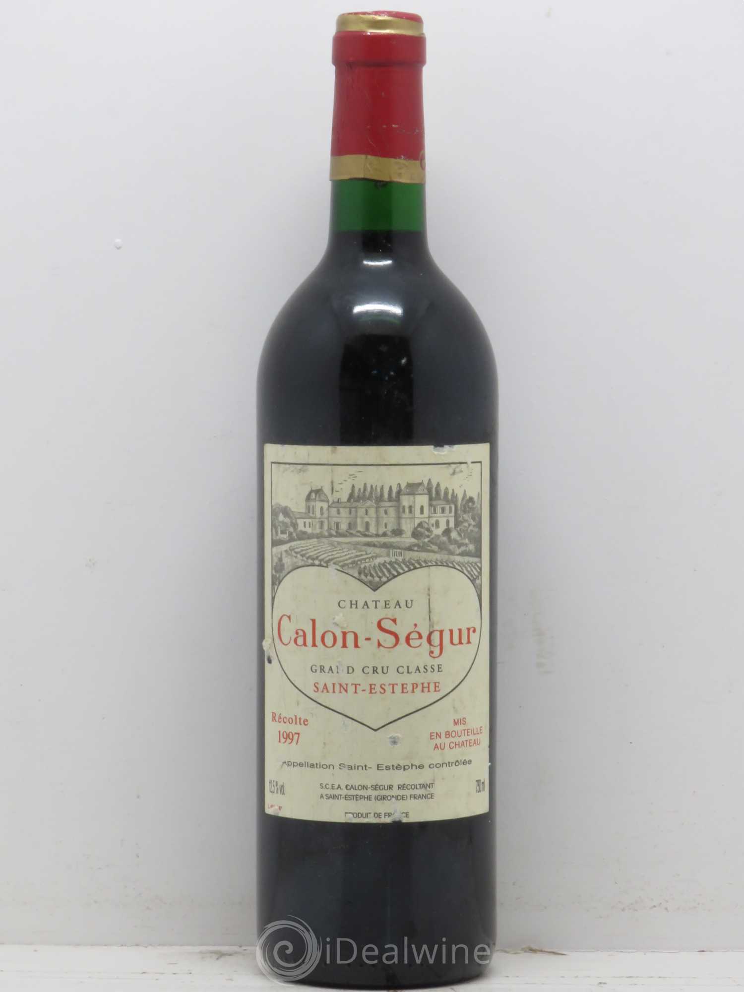 Château Calon Ségur 3ème Grand Cru Classé 1997 - Lot de 1 bouteille - 0
