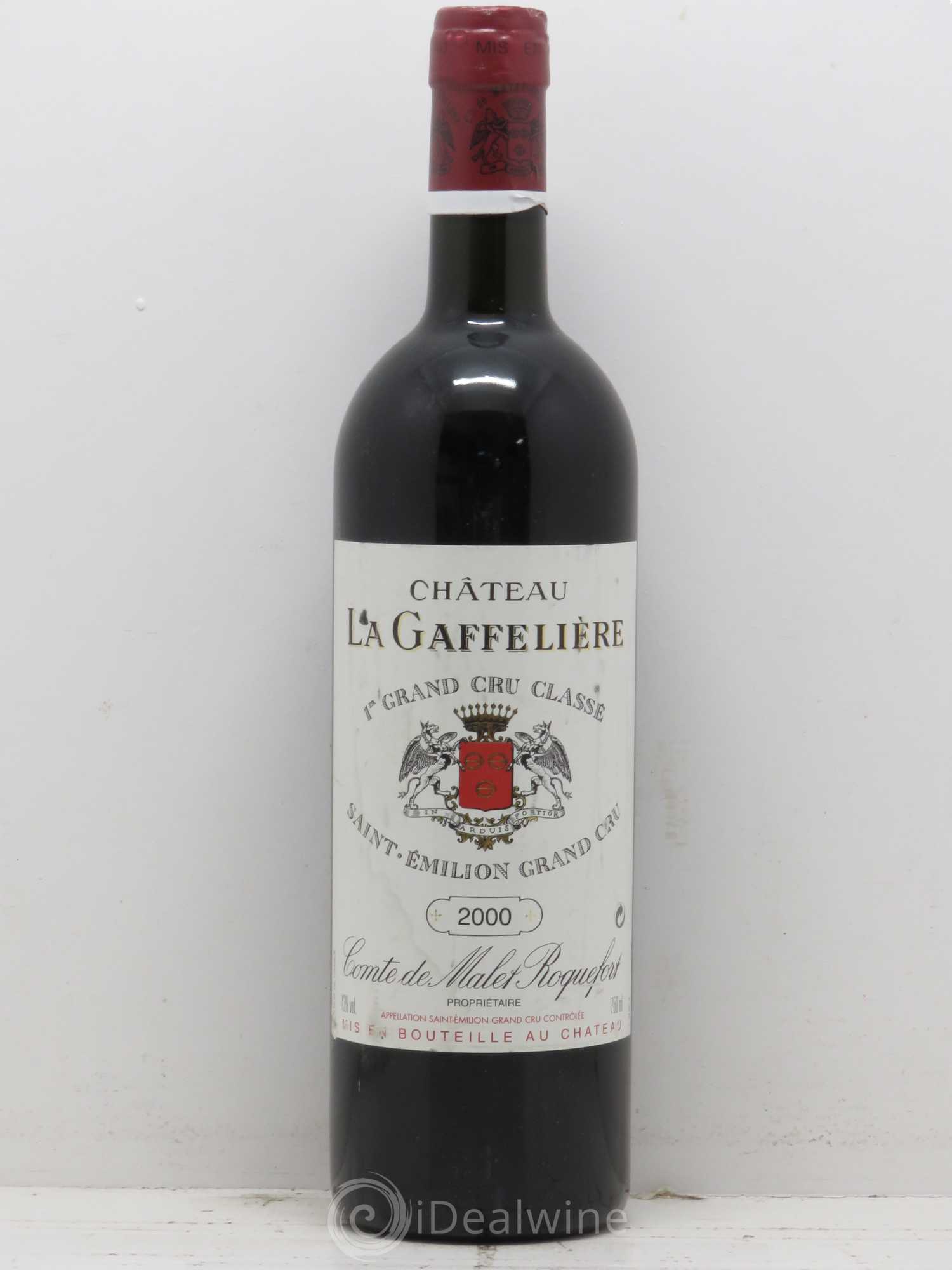 Château la Gaffelière 1er Grand Cru Classé B 2000 - Lot de 1 bouteille - 0