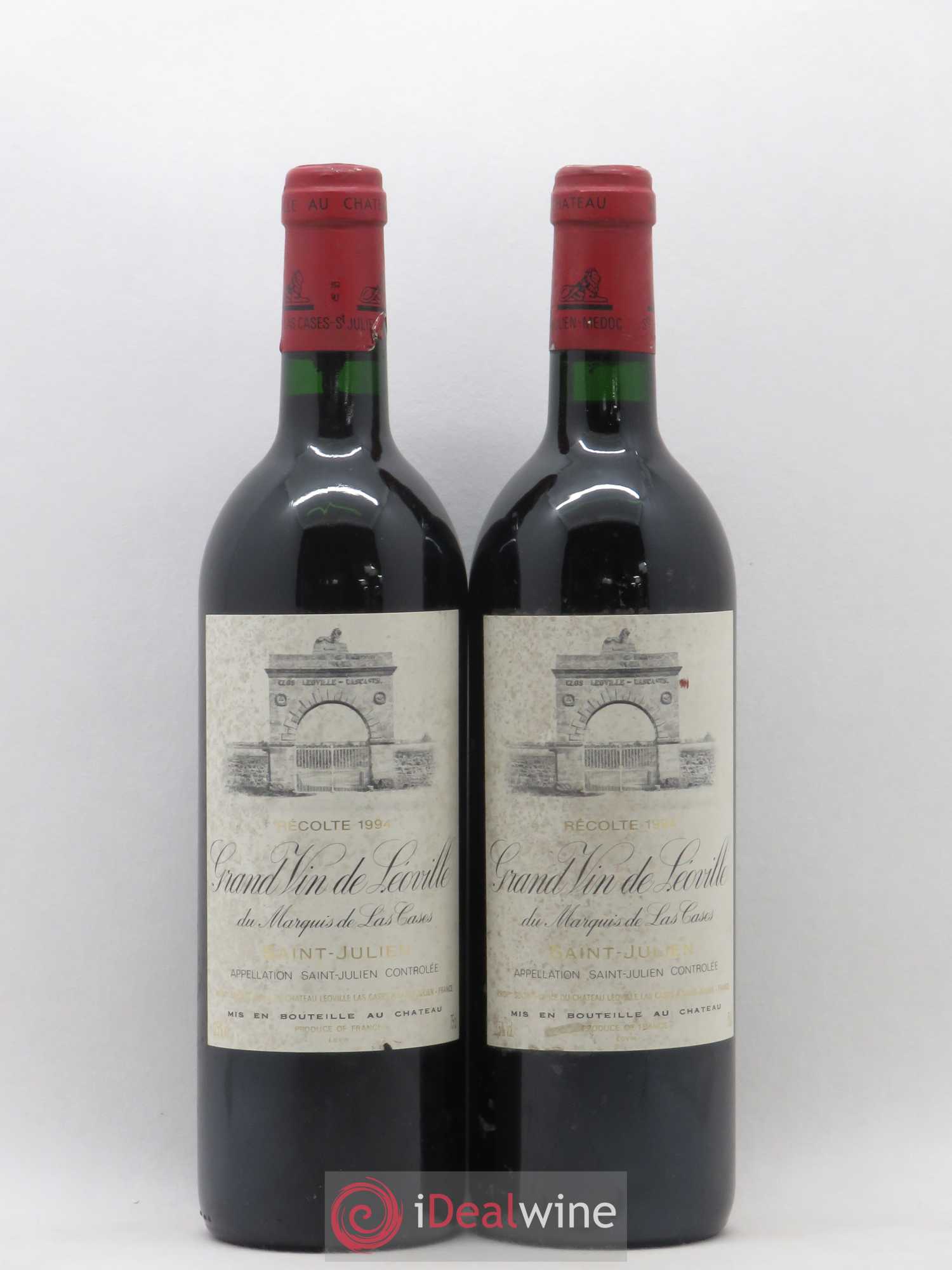 Château Léoville Las Cases 2ème Grand Cru Classé 1994 - Lot de 2 bouteilles - 0