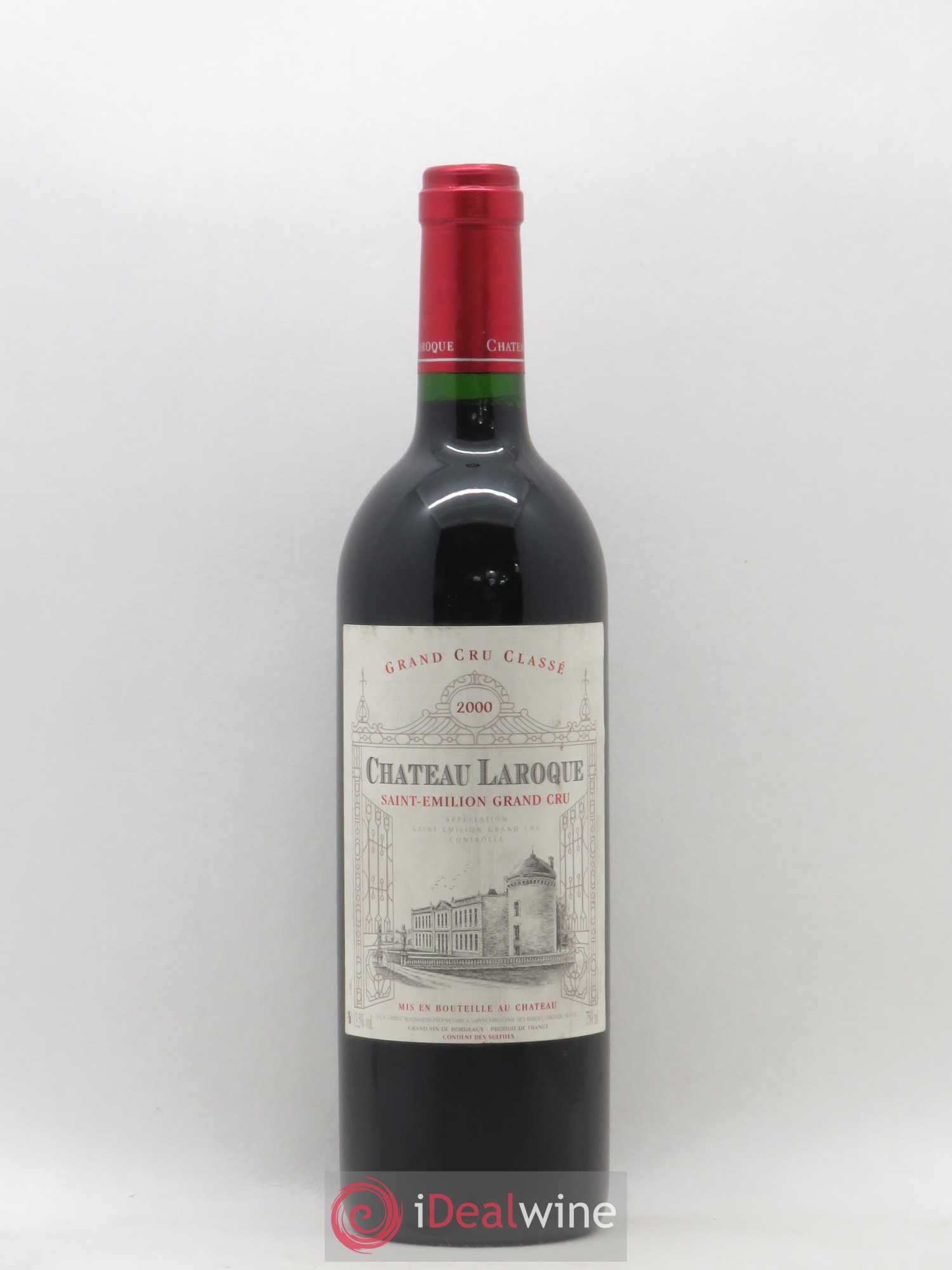 Château Laroque Grand Cru Classé 2000 - Lot de 1 bouteille - 0