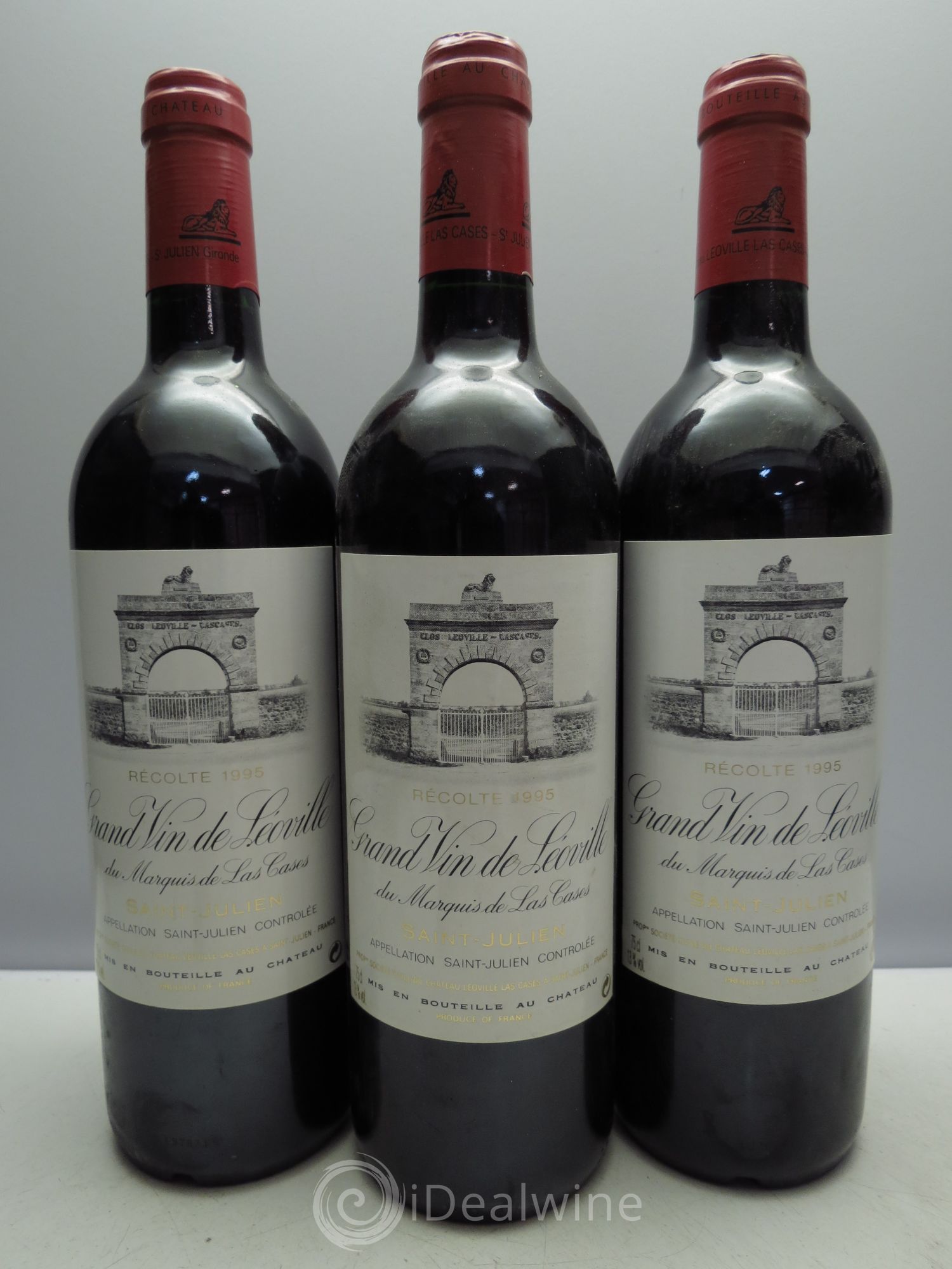 Château Léoville Las Cases 2ème Grand Cru Classé 1995 - Lot de 3 bouteilles - 0