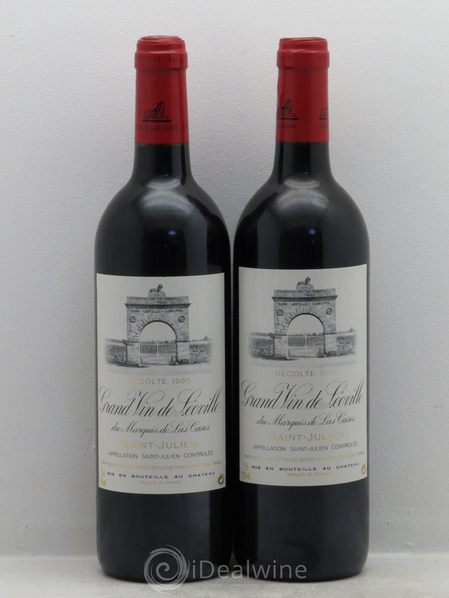 Château Léoville Las Cases 2ème Grand Cru Classé 1995 - Lot de 2 bouteilles - 0