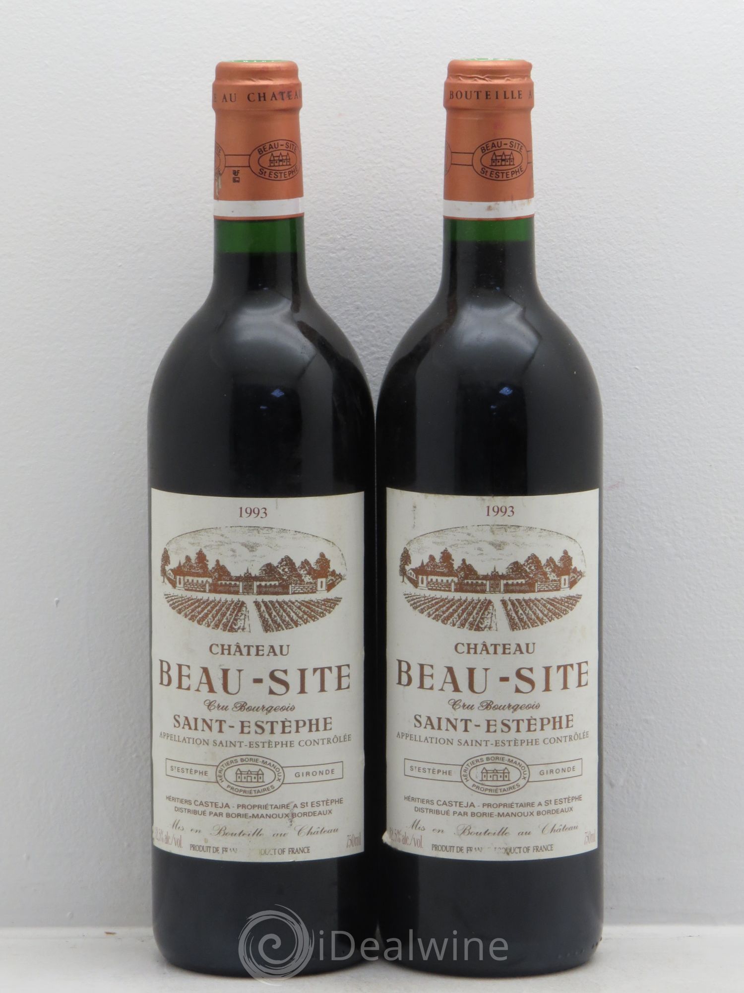 Château Beau Site Cru Bourgeois 1993 - Lot de 2 bouteilles - 0