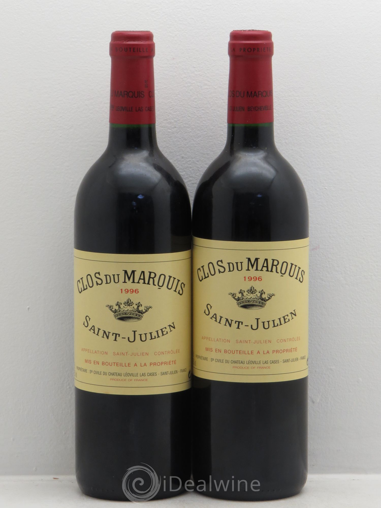 Clos du Marquis 1996 - Lot de 2 bouteilles - 0
