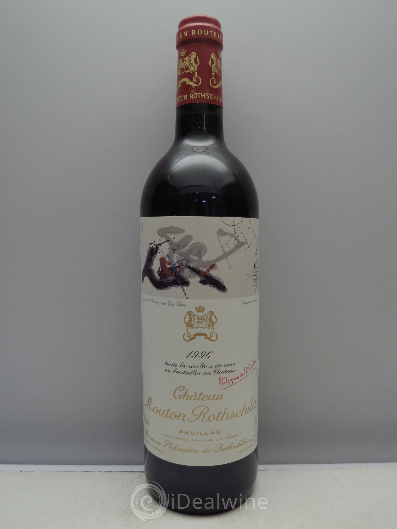 Château Mouton Rothschild 1er Grand Cru Classé 1996 - Lot de 1 bouteille - 0