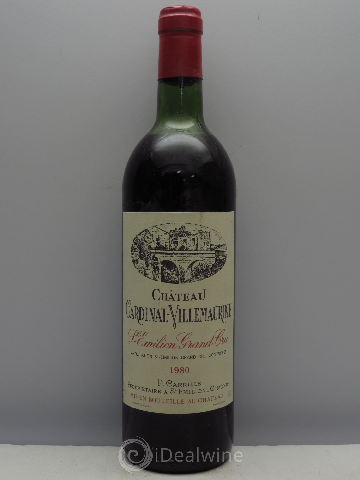 Saint-Émilion Château Cardinal de Villemaurine 1980 - Posten von 1 Flasche - 0