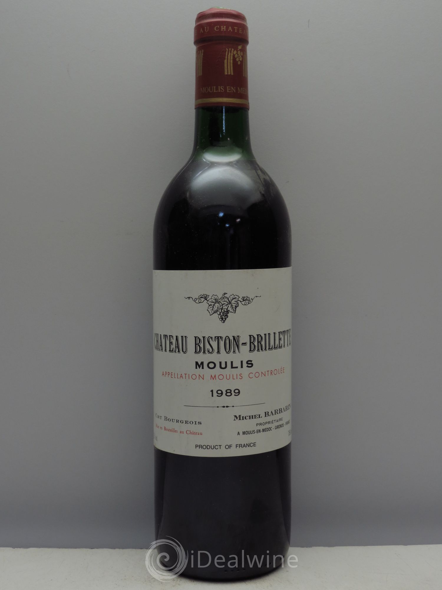 Château Biston Brillette 1989 - Lot de 1 bouteille - 0