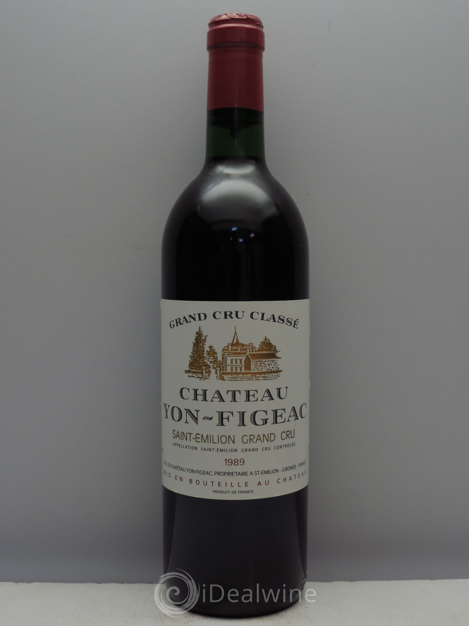 Château Yon Figeac Grand Cru Classé 1989 - Lot de 1 bouteille - 0