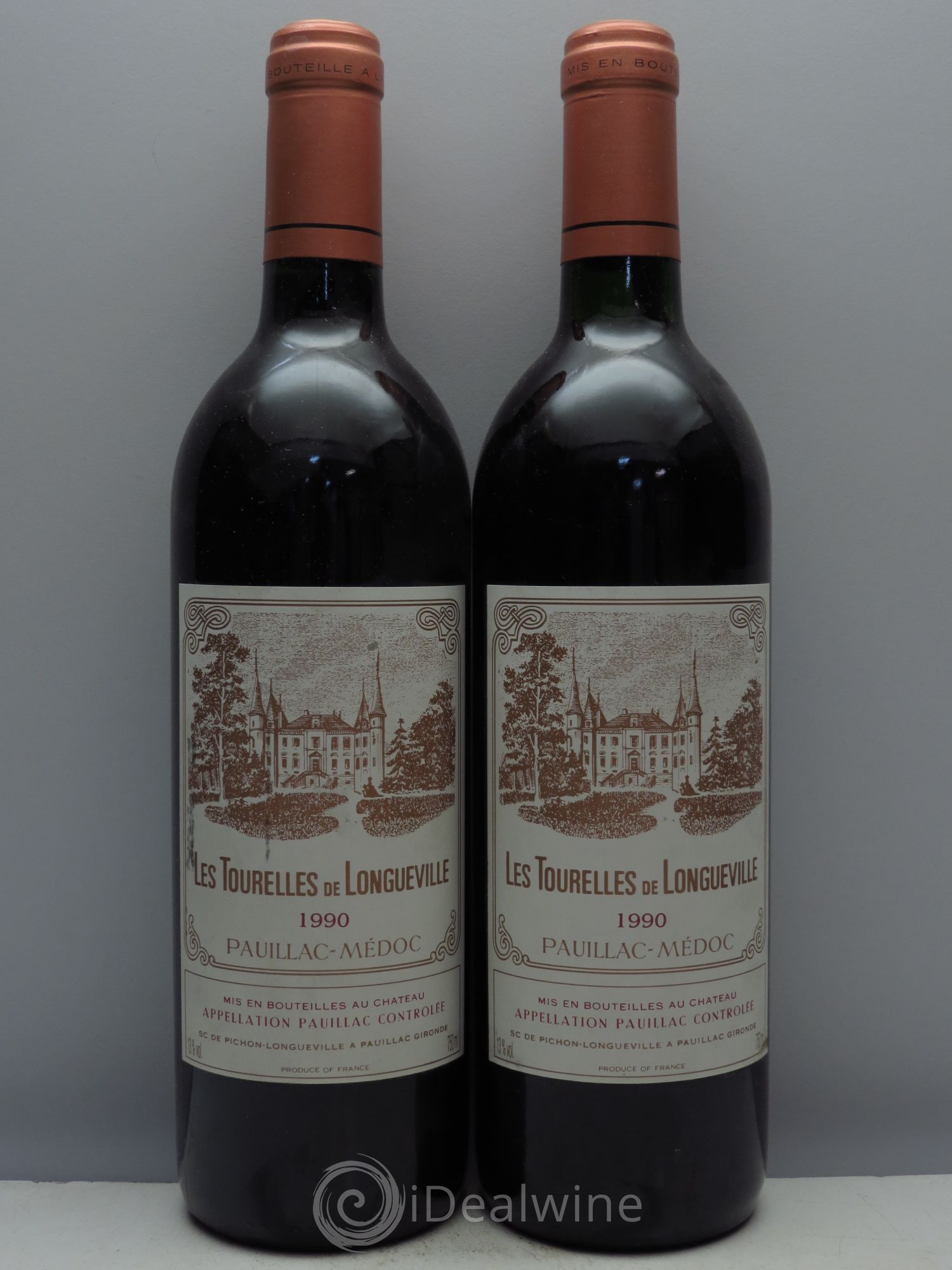 Les Tourelles de Longueville Second Vin 1990 - Lot de 2 bouteilles - 0