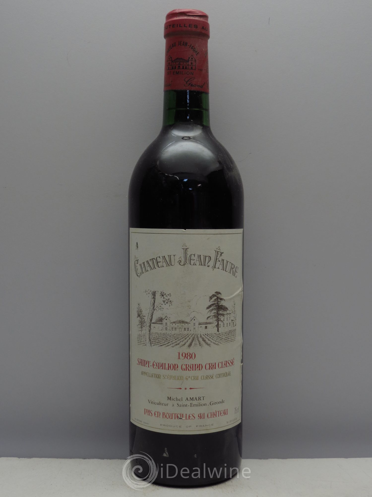 Château Jean Faure Grand Cru Classé 1980 - Lot de 1 bouteille - 0