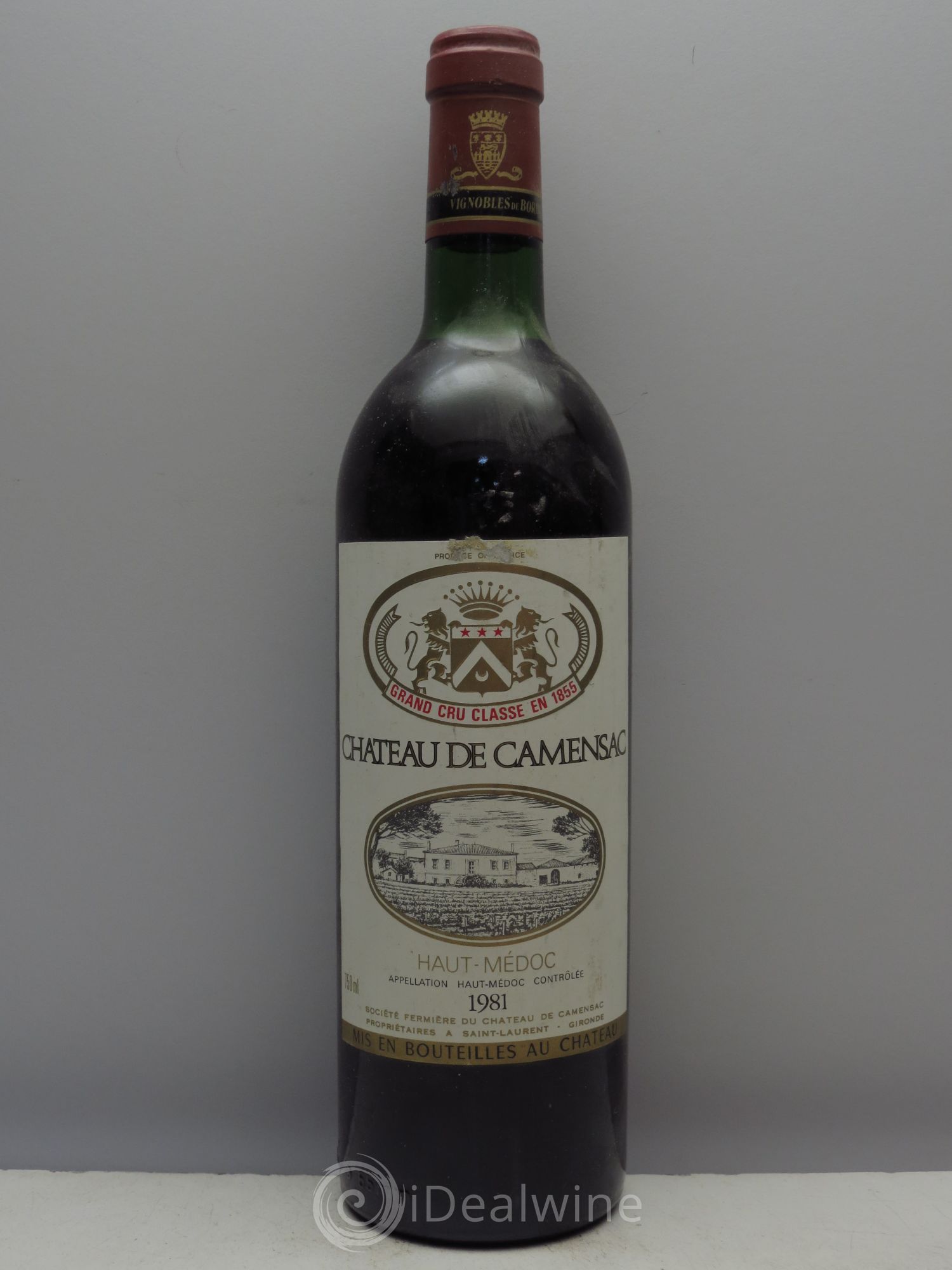 Château Camensac 5ème Grand Cru Classé 1981 - Lot de 1 bouteille - 0