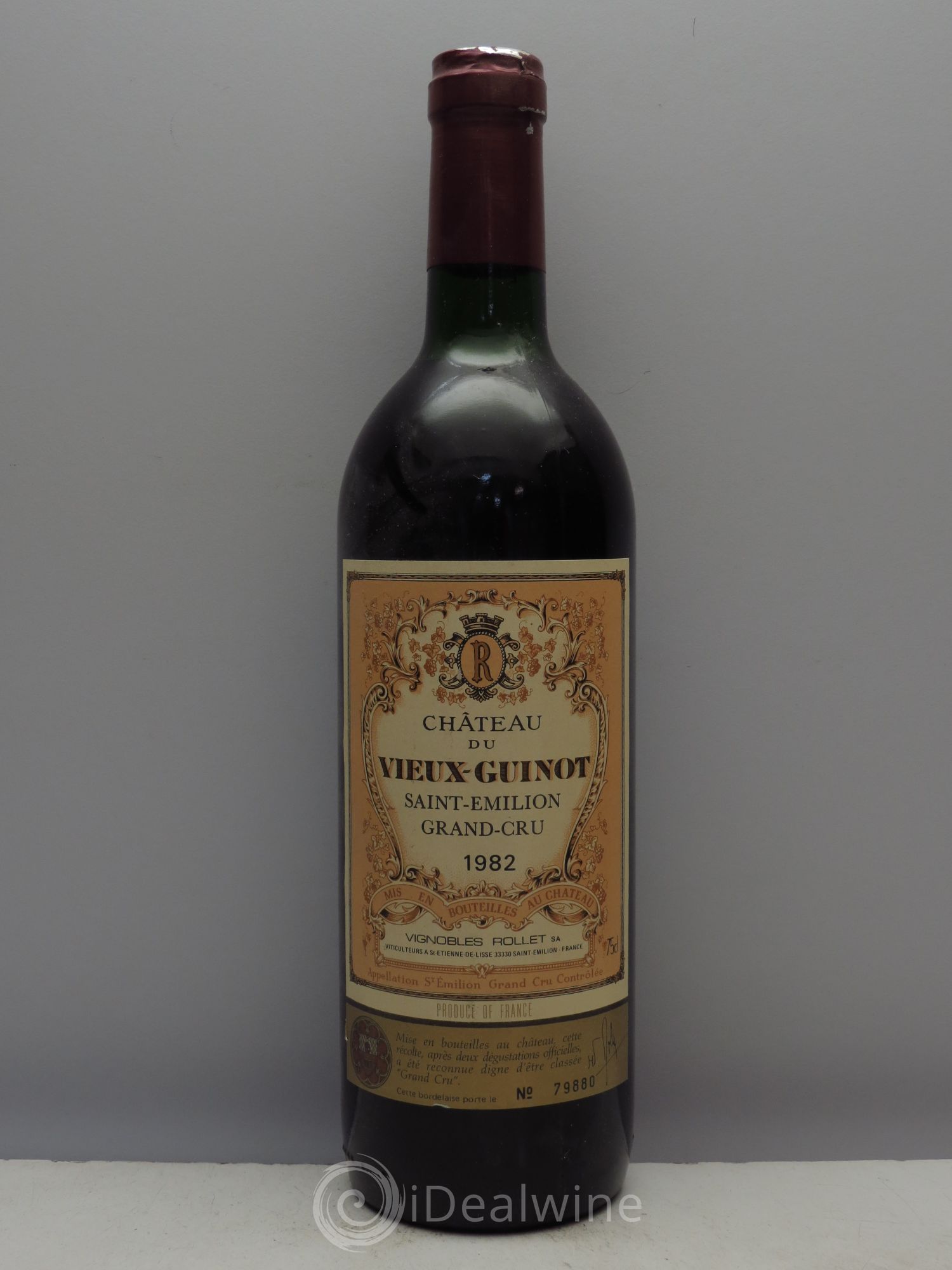 Château Vieux Guinot 1982 - Lot de 1 bouteille - 0