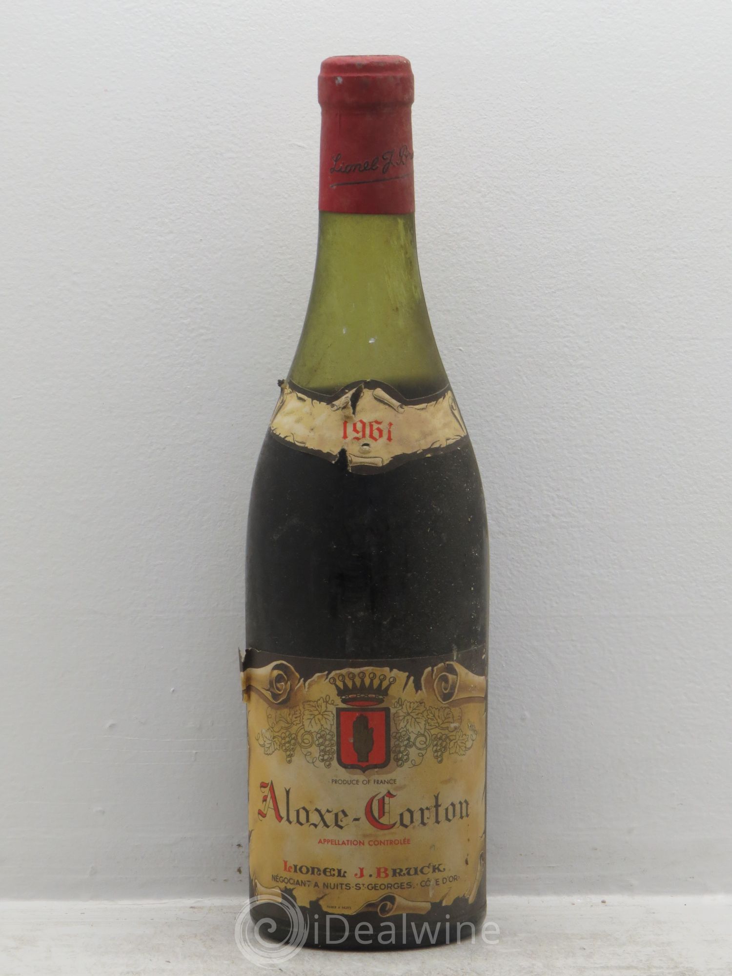 Aloxe-Corton lionel bruck 1961 - Posten von 1 Flasche - 0