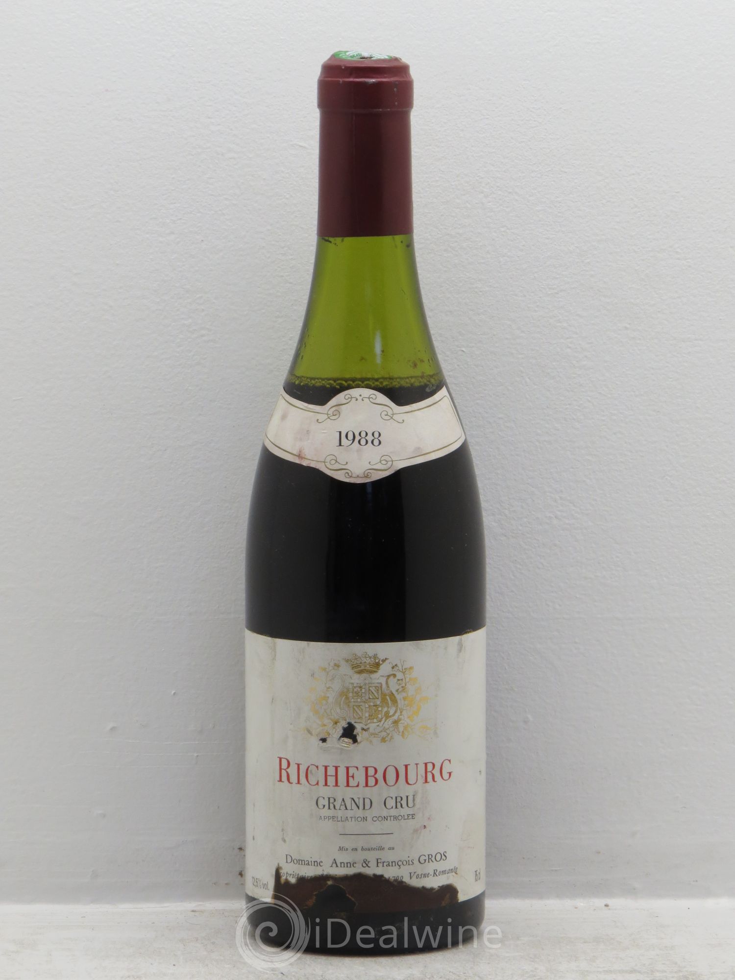 Richebourg Grand Cru Anne Gros 1988 - Lot de 1 bouteille - 0