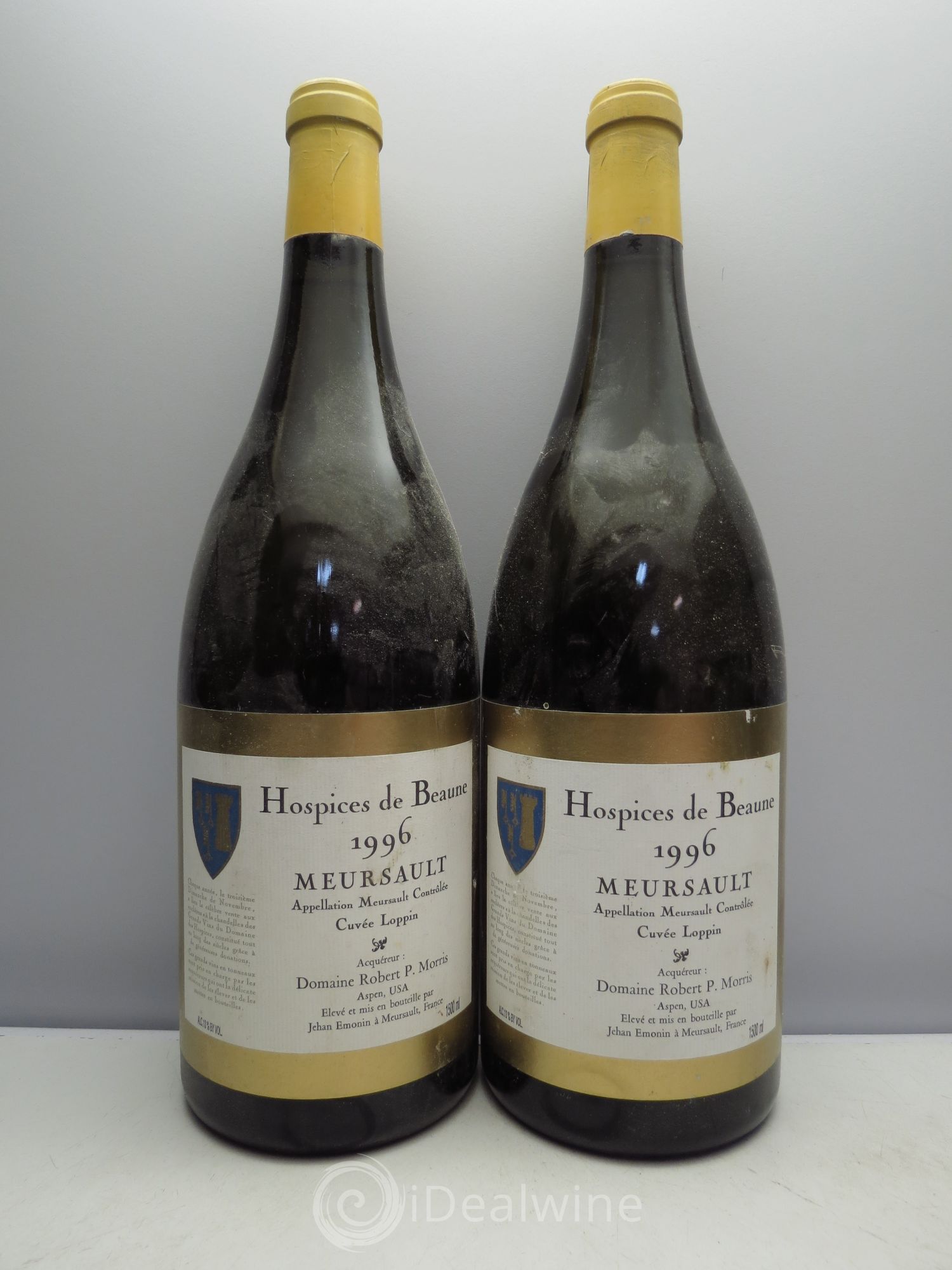Meursault Cuvée Loppin - Robert P.Morris Hospices de Beaune 1996 - Posten von 2 Magnum - 0