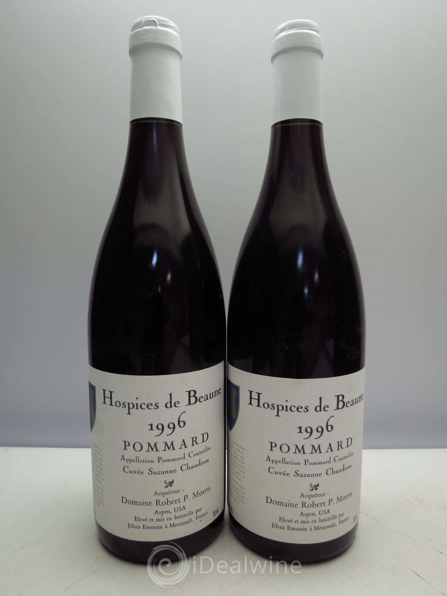 Pommard Cuvée Suzanne Chaudron - Robert P.Morris Hospices de Beaune 1996 - Posten von 2 Flaschen - 0