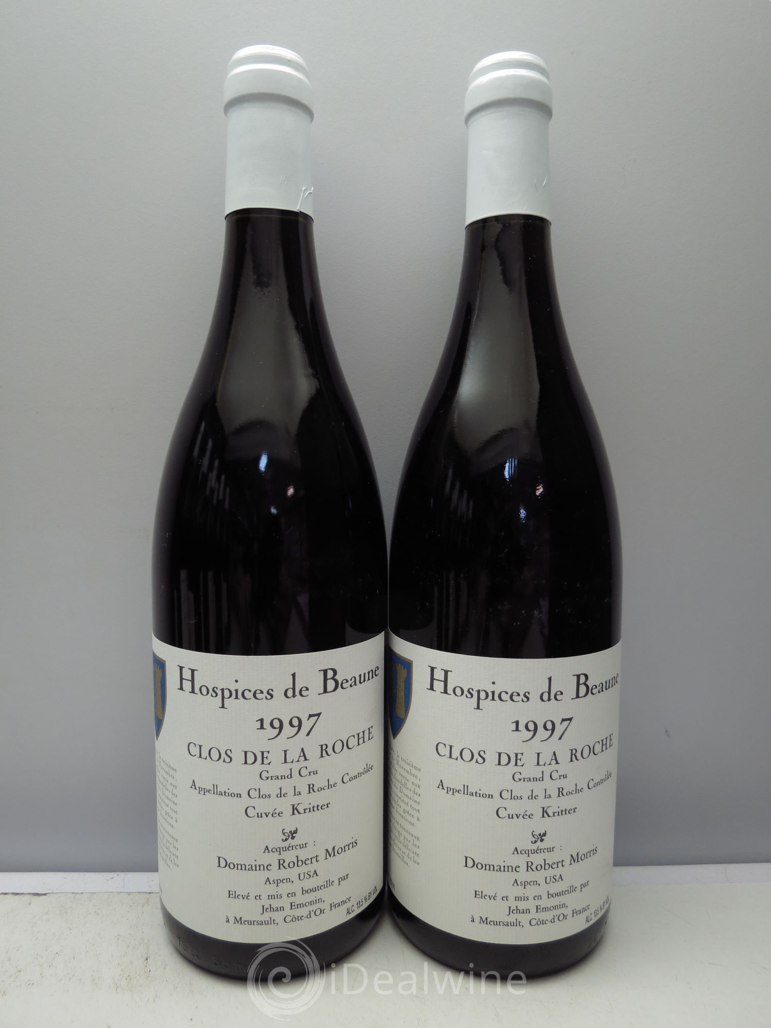 Clos de la Roche Grand Cru Cuvée Georges Kritter - Robert P.Morris Hospices de Beaune 1997 - Posten von 12 Flaschen - 1