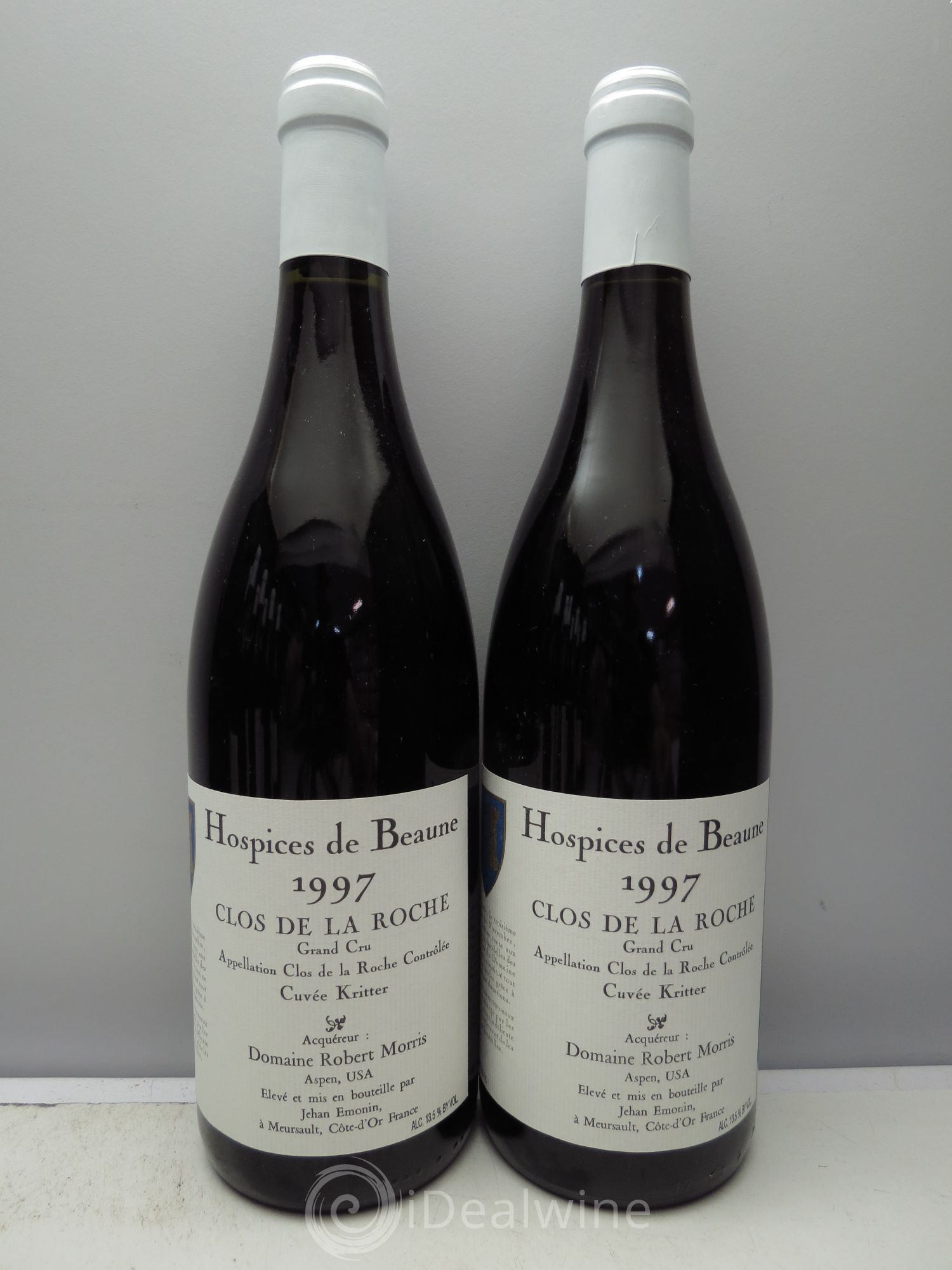 Clos de la Roche Grand Cru Cuvée Georges Kritter - Robert P.Morris Hospices de Beaune 1997 - Posten von 12 Flaschen - 2