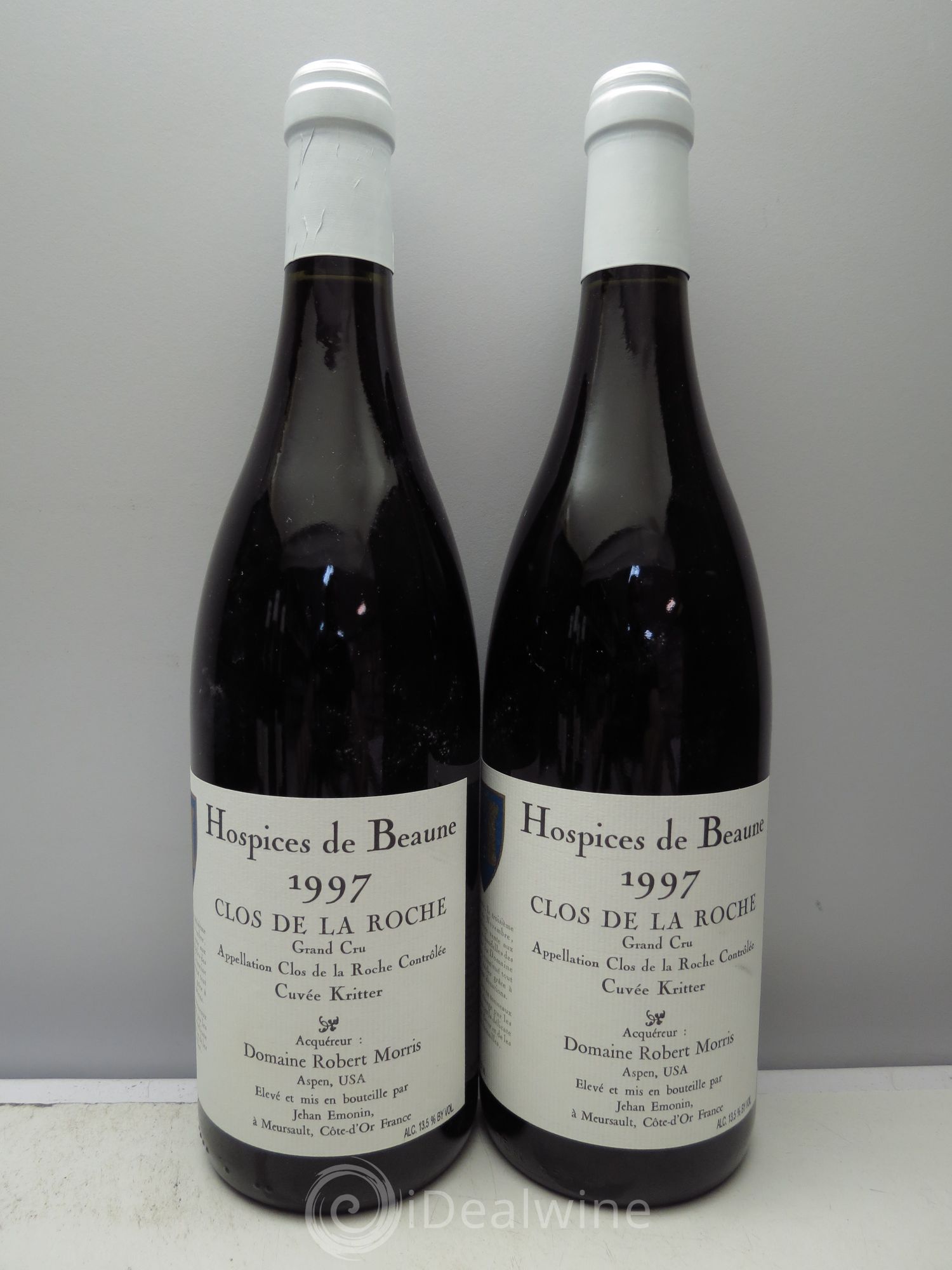 Clos de la Roche Grand Cru Cuvée Georges Kritter - Robert P.Morris Hospices de Beaune 1997 - Posten von 12 Flaschen - 4
