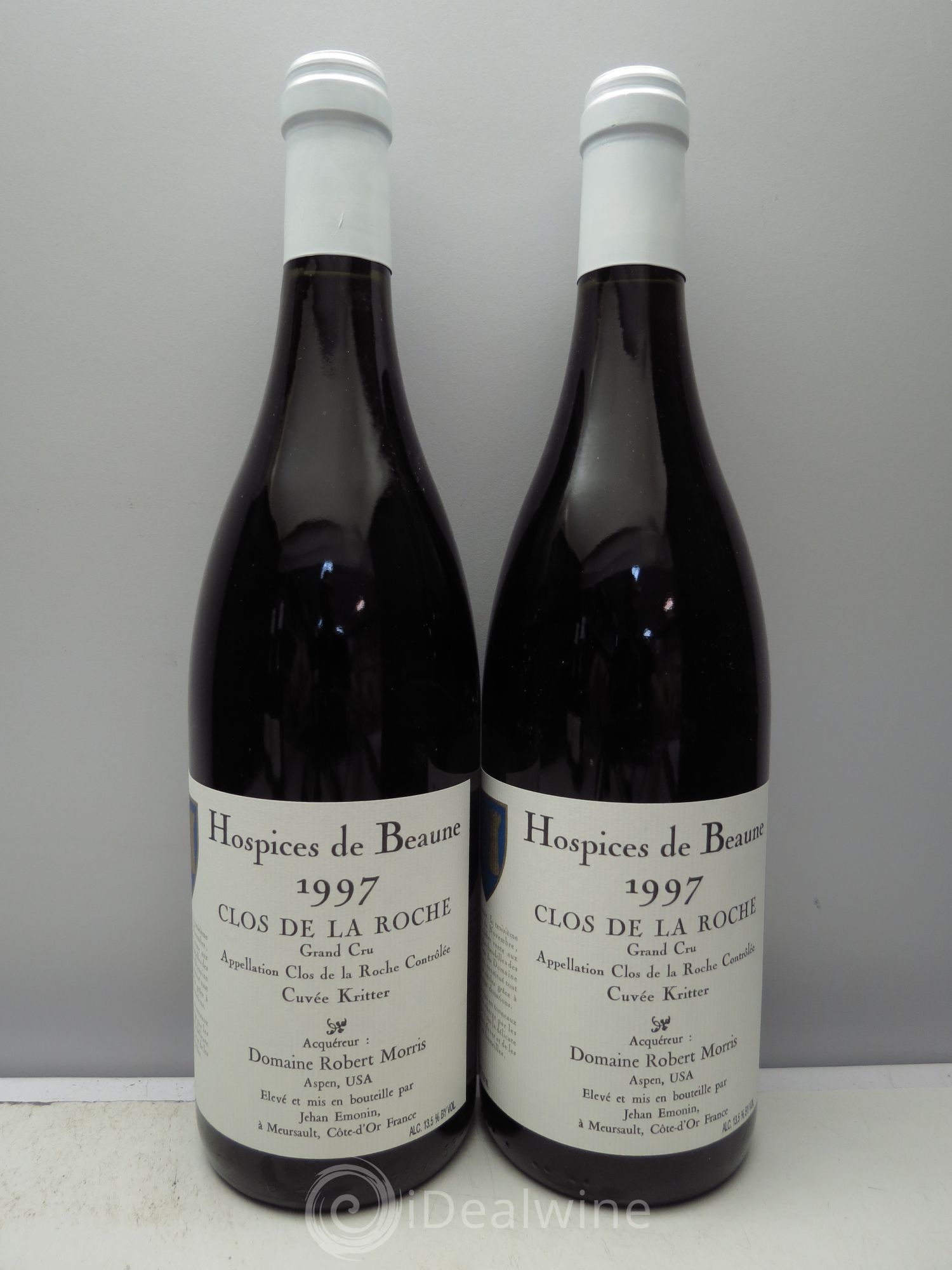 Clos de la Roche Grand Cru Cuvée Georges Kritter - Robert P.Morris Hospices de Beaune 1997 - Posten von 12 Flaschen - 5