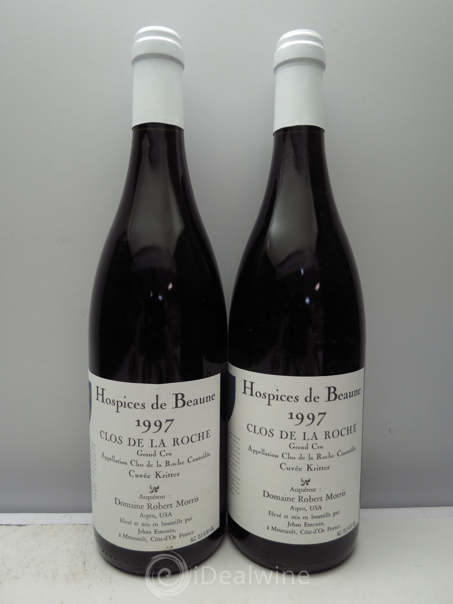 Clos de la Roche Grand Cru Cuvée Georges Kritter - Robert P.Morris Hospices de Beaune 1997 - Posten von 12 Flaschen - 6