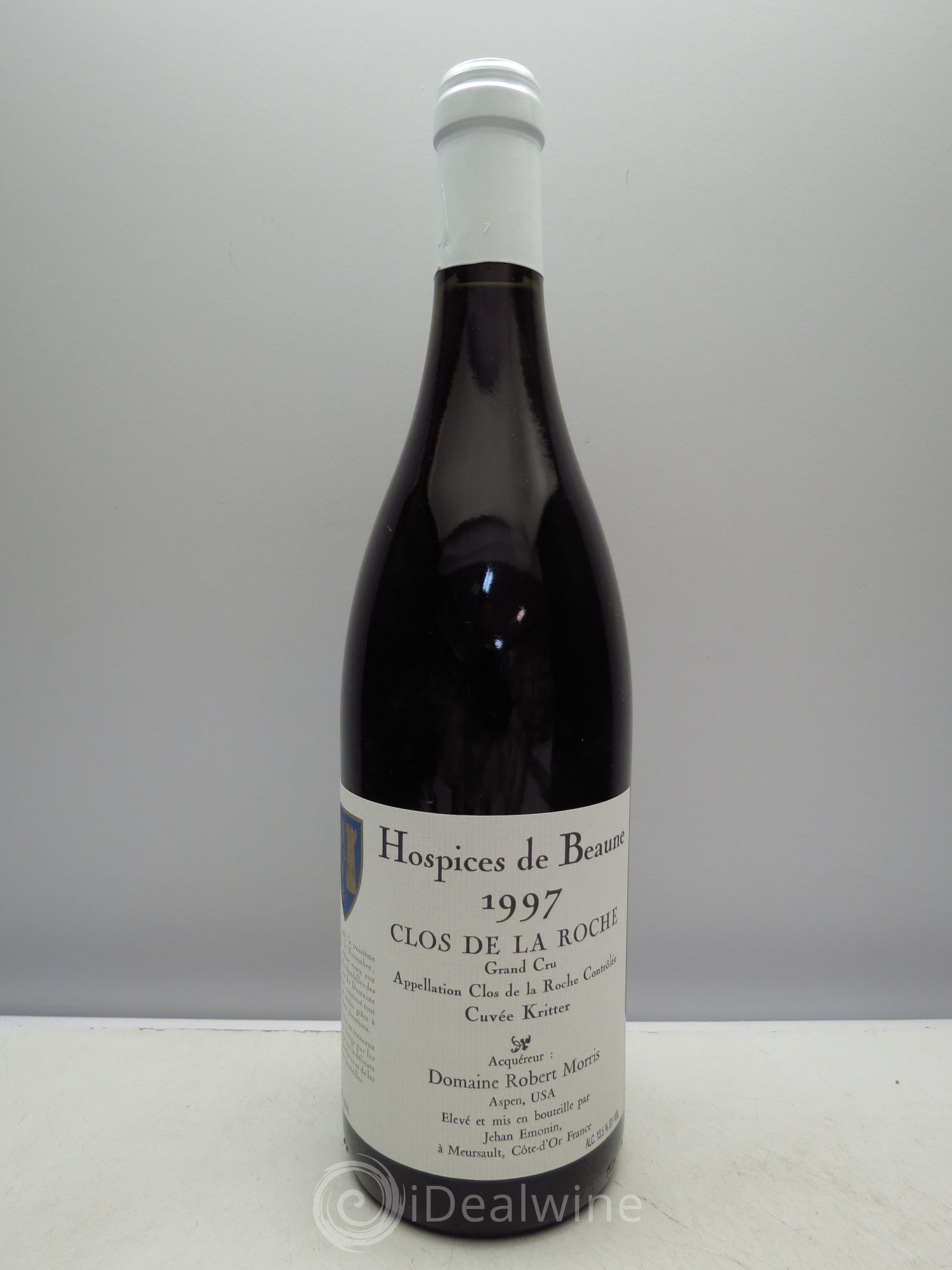 Clos de la Roche Grand Cru Cuvée Georges Kritter - Robert P.Morris Hospices de Beaune 1997 - Posten von 1 Flasche - 0