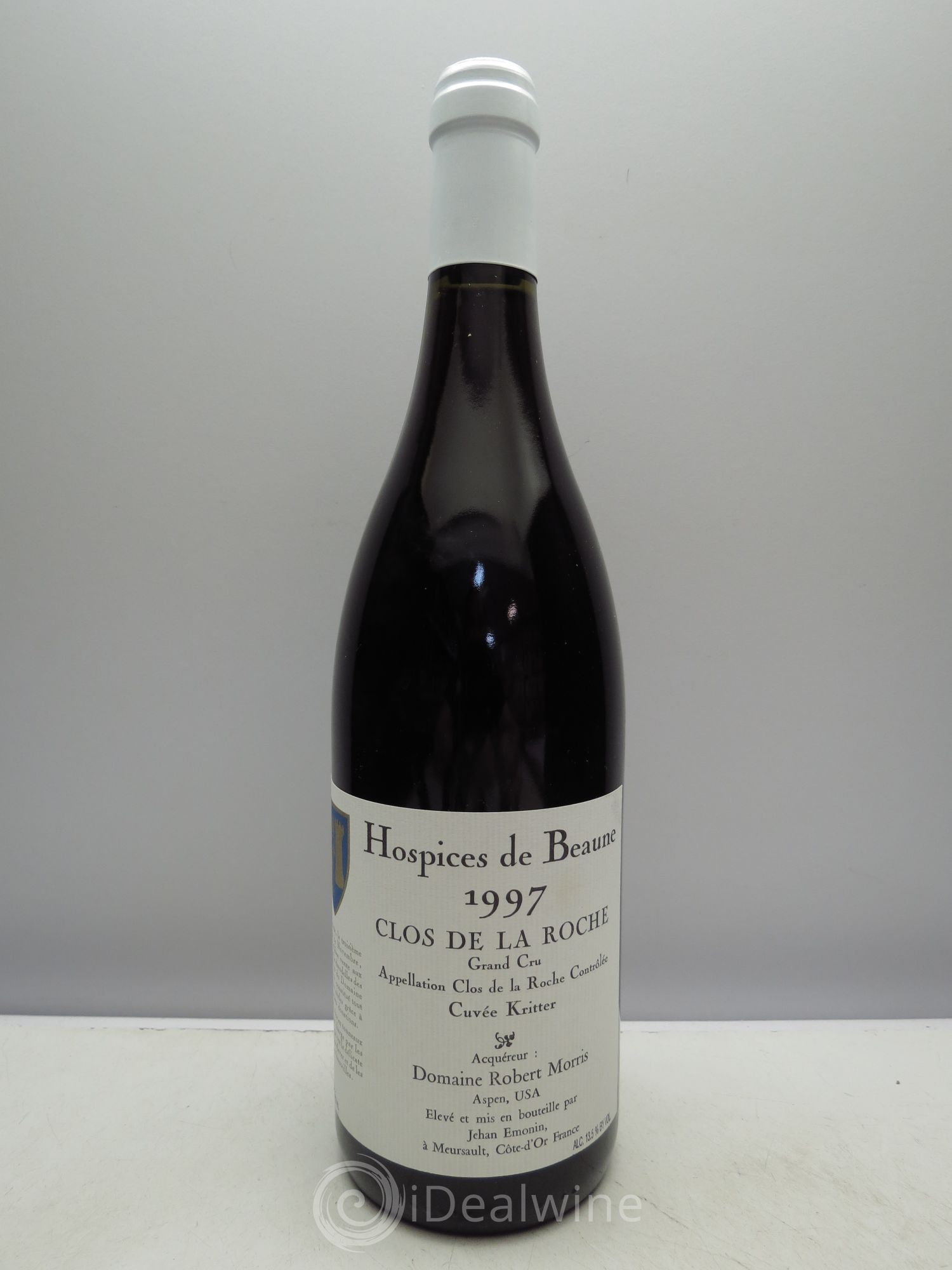 Clos de la Roche Grand Cru Cuvée Georges Kritter - Robert P.Morris Hospices de Beaune 1997 - Posten von 1 Flasche - 0