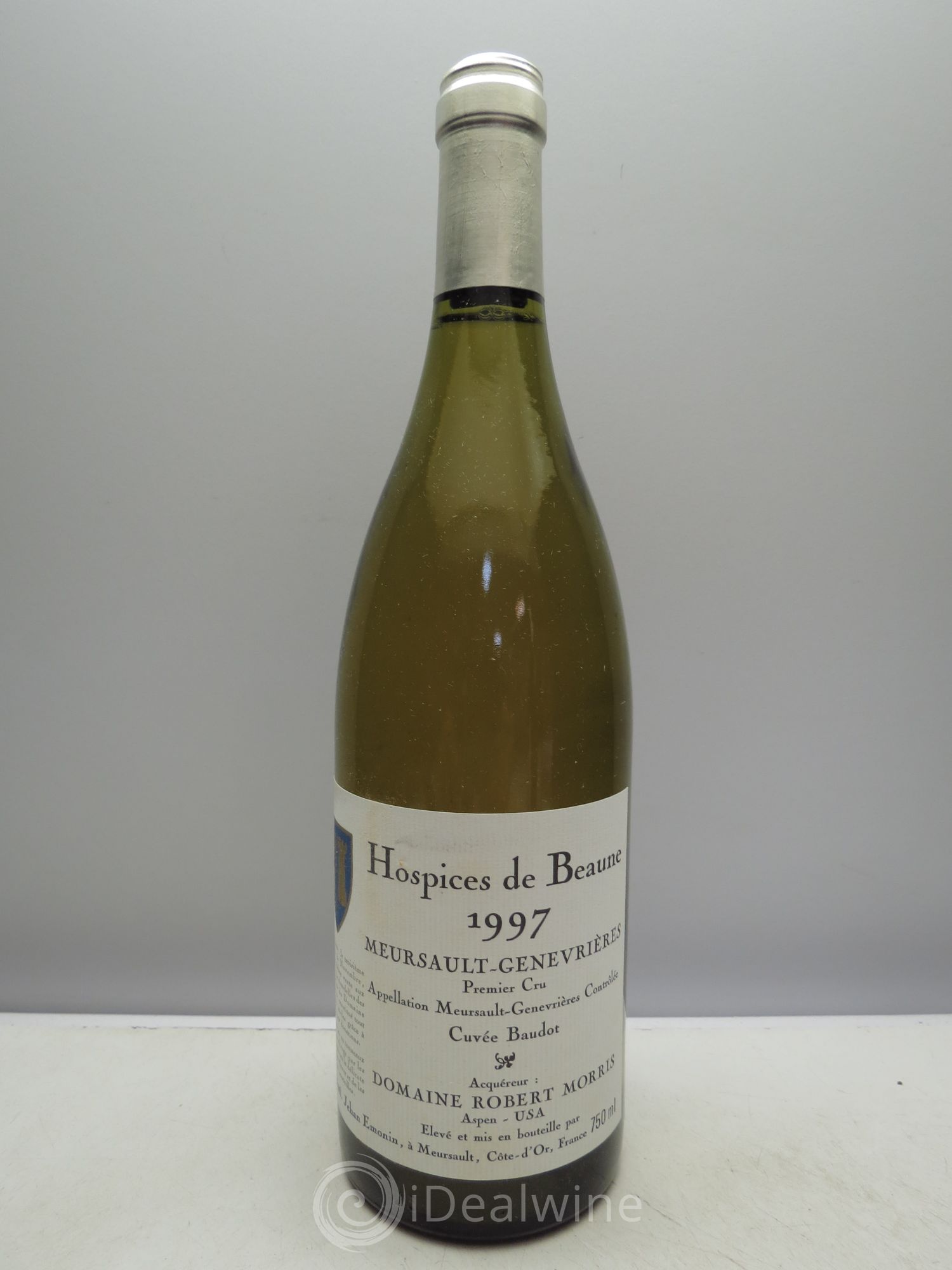 Meursault 1er Cru Cuvée Baudot - Robert P.Morris Hospices de Beaune 1997 - Posten von 6 Flaschen - 0