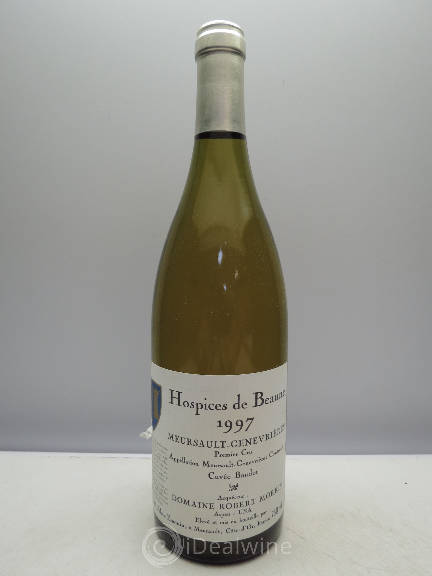Meursault 1er Cru Cuvée Baudot - Robert P.Morris Hospices de Beaune 1997 - Posten von 1 Flasche - 0