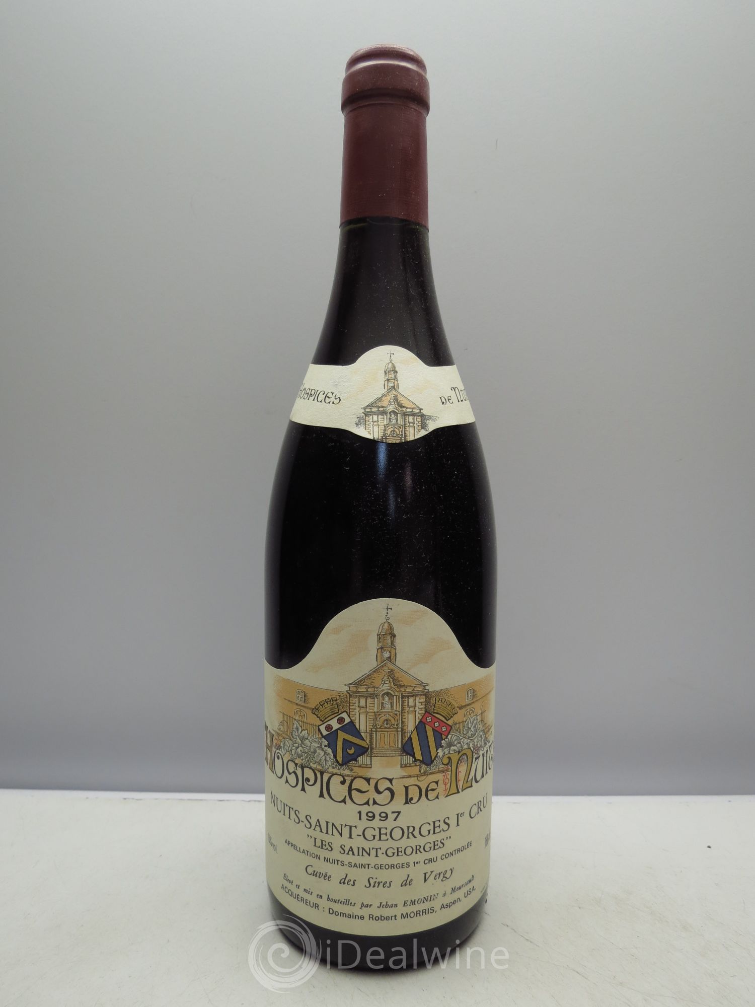 Nuits-Saint-Georges 1er Cru Cuvée des Sires de Vergy - Robert P.Morris Hospices de Beaune 1997 - Posten von 6 Flaschen - 0