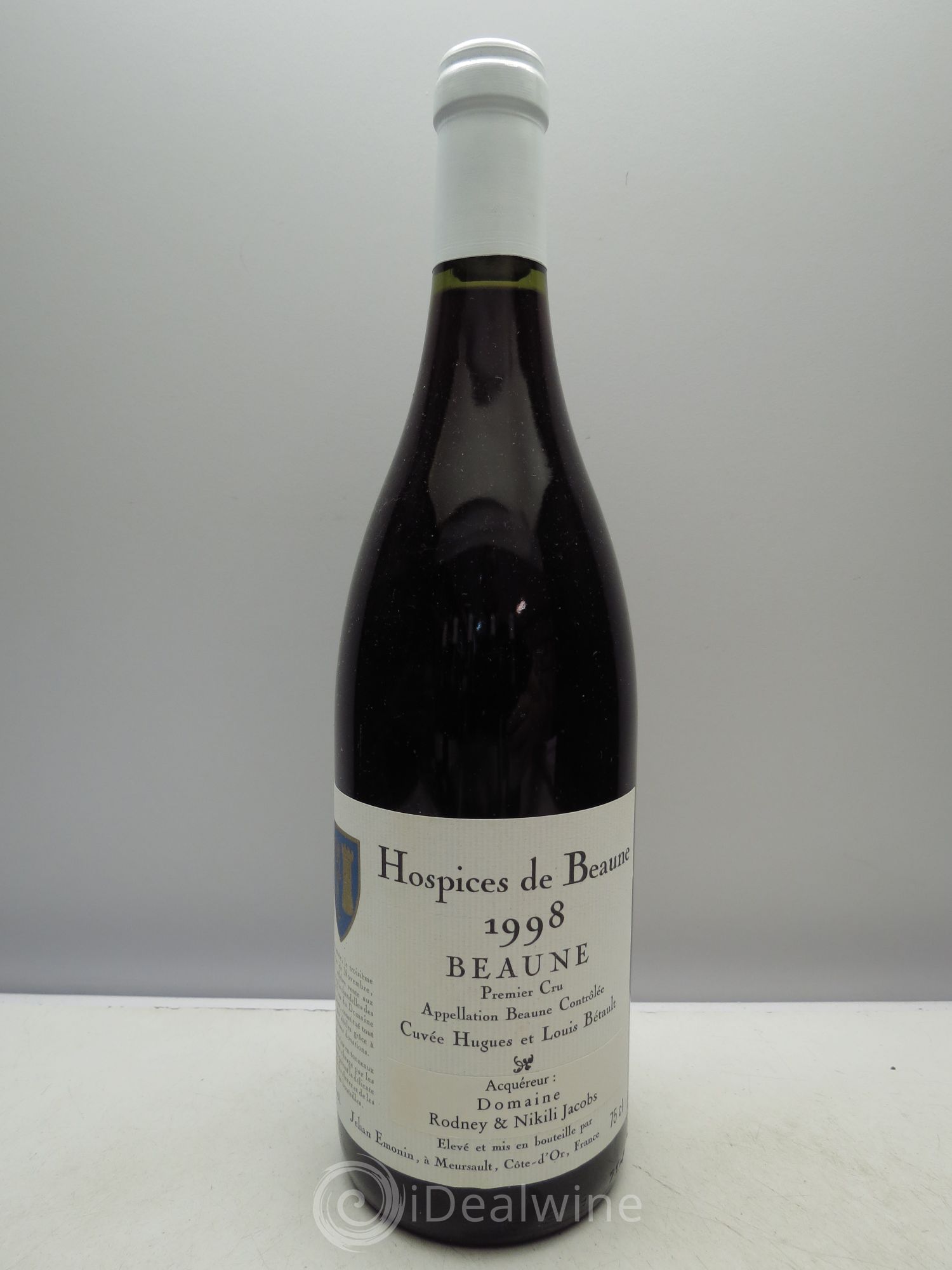Beaune 1er Cru Cuvée Hugues et Louis Betault - Hospices de Beaune R&N Jacobs 1998 - Posten von 6 Flaschen - 0