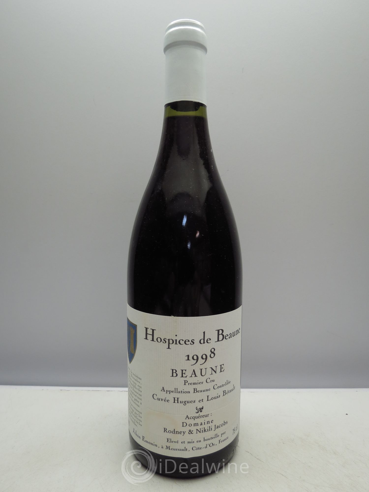 Beaune 1er Cru Cuvée Hugues et Louis Betault - Hospices de Beaune R&N Jacobs 1998 - Posten von 1 Flasche - 0