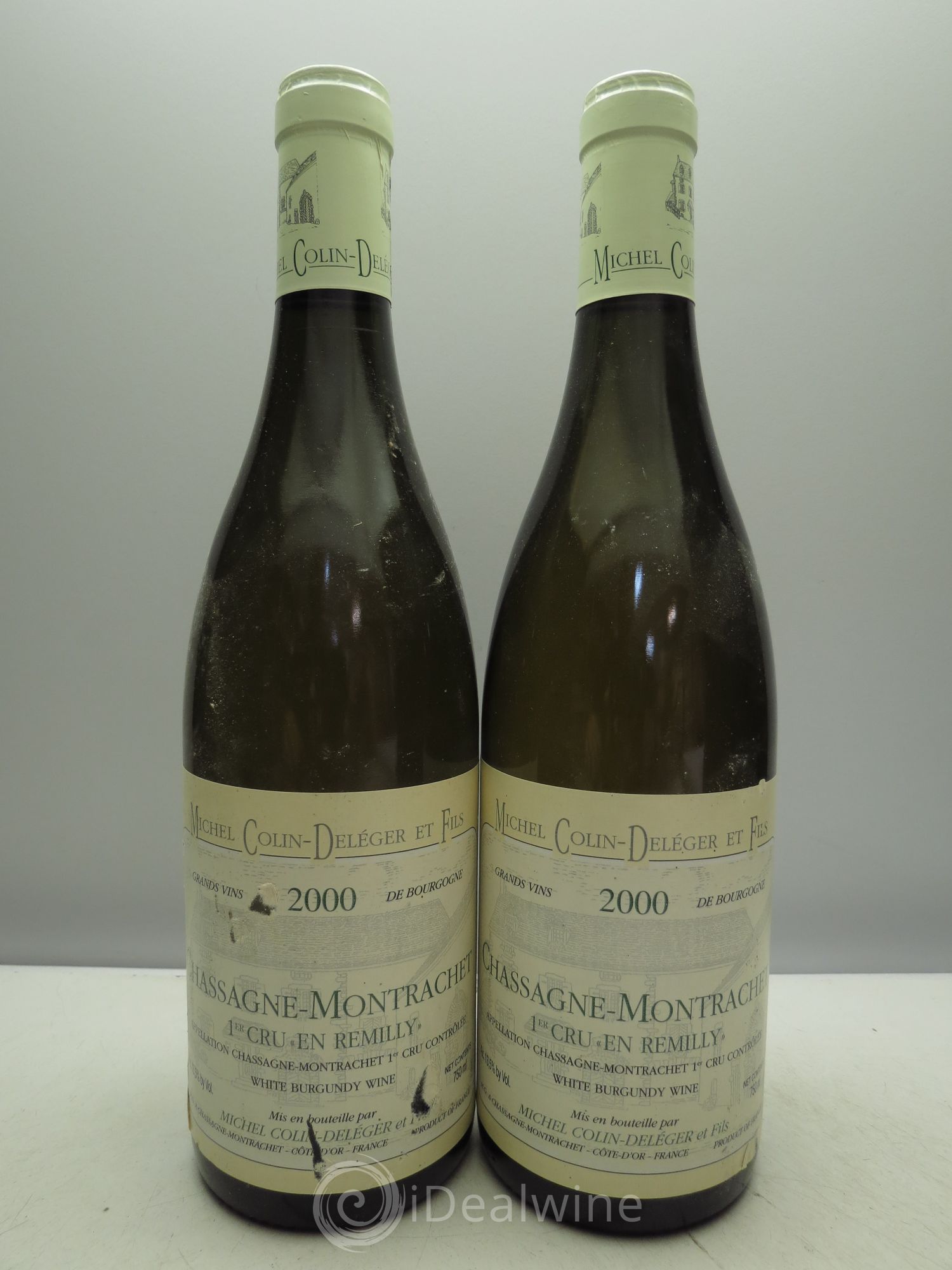 Chassagne-Montrachet En Remilly - Colin Deleger 2000 - Posten von 2 Flaschen - 0