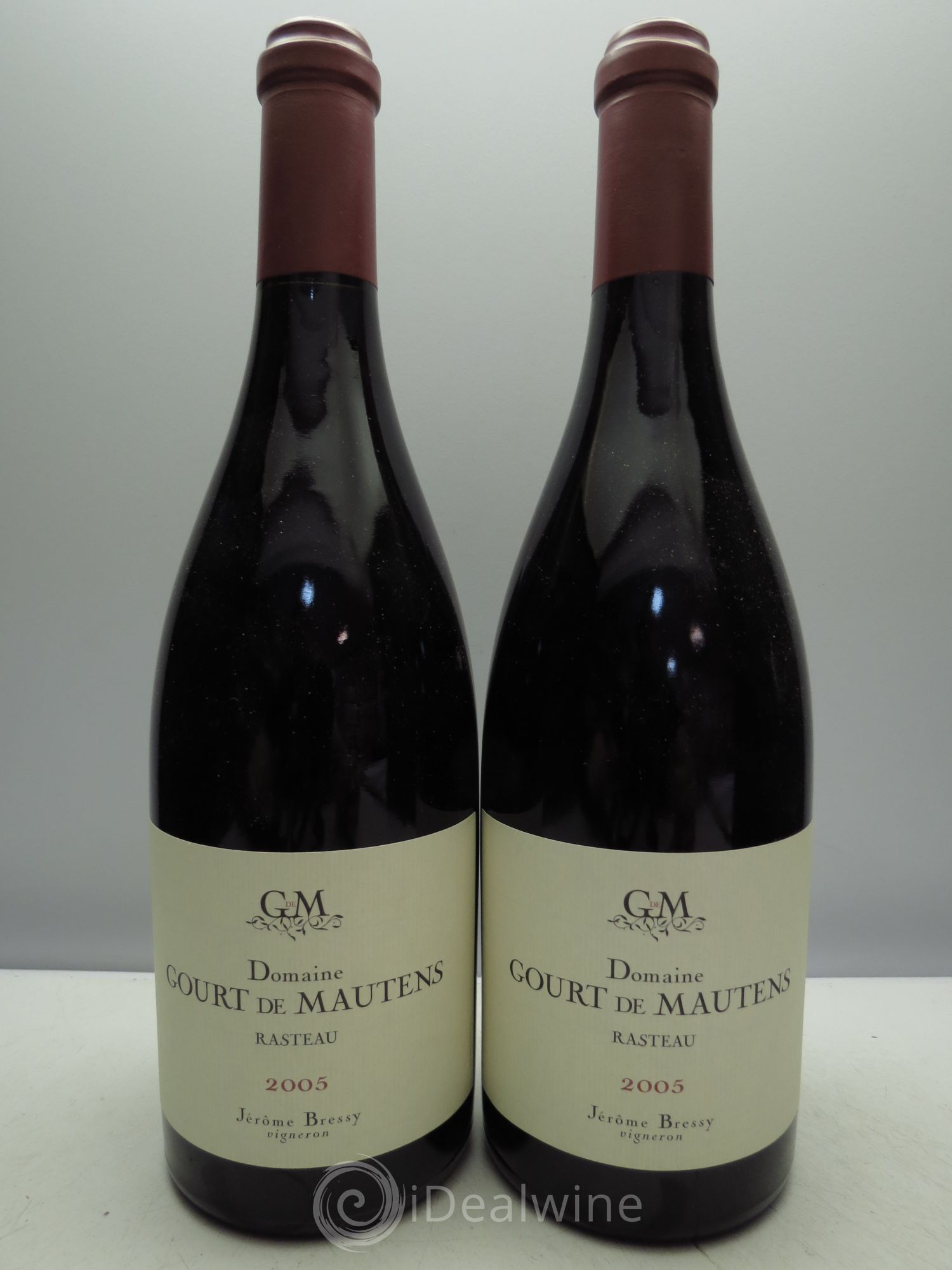 Rasteau Domaine Gourt de Mautens - Jérôme Bressy 2005 - Lot de 2 bouteilles - 0
