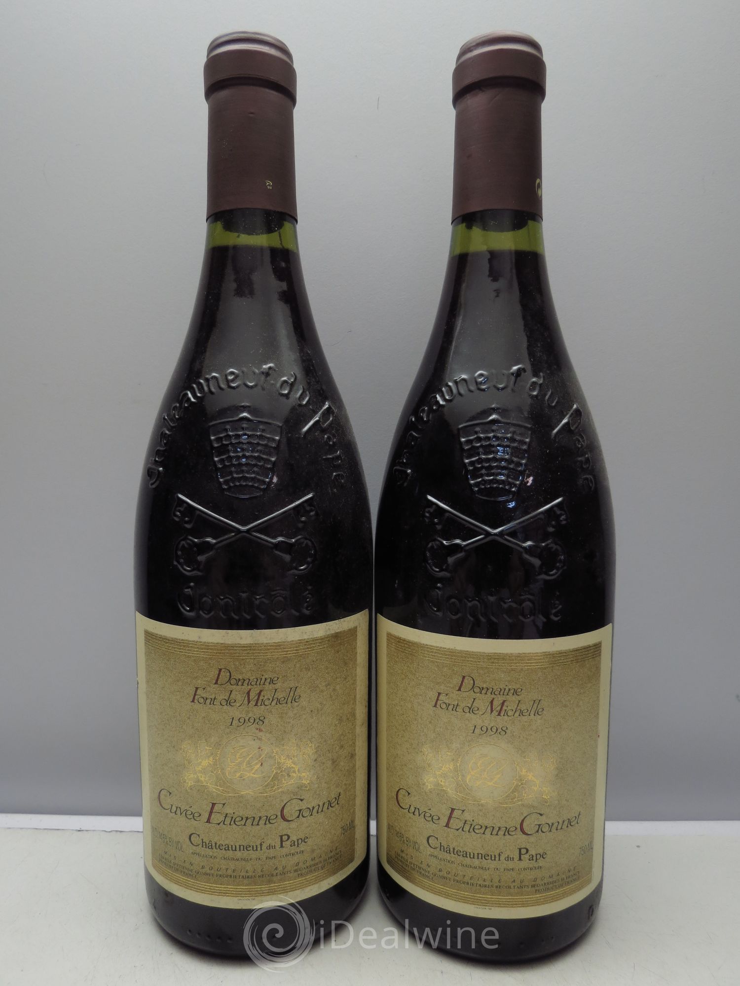 Châteauneuf-du-Pape Domaine Font de Michelle Cuvée Etienne Gonnet Famille Gonnet 1998 - Lot de 2 bouteilles - 0
