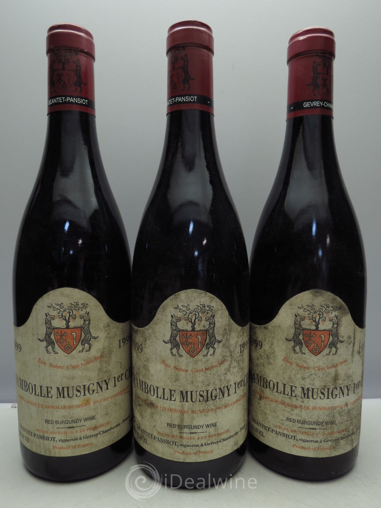 Chambolle-Musigny 1er Cru 1999 - Lot de 3 bouteilles - 0