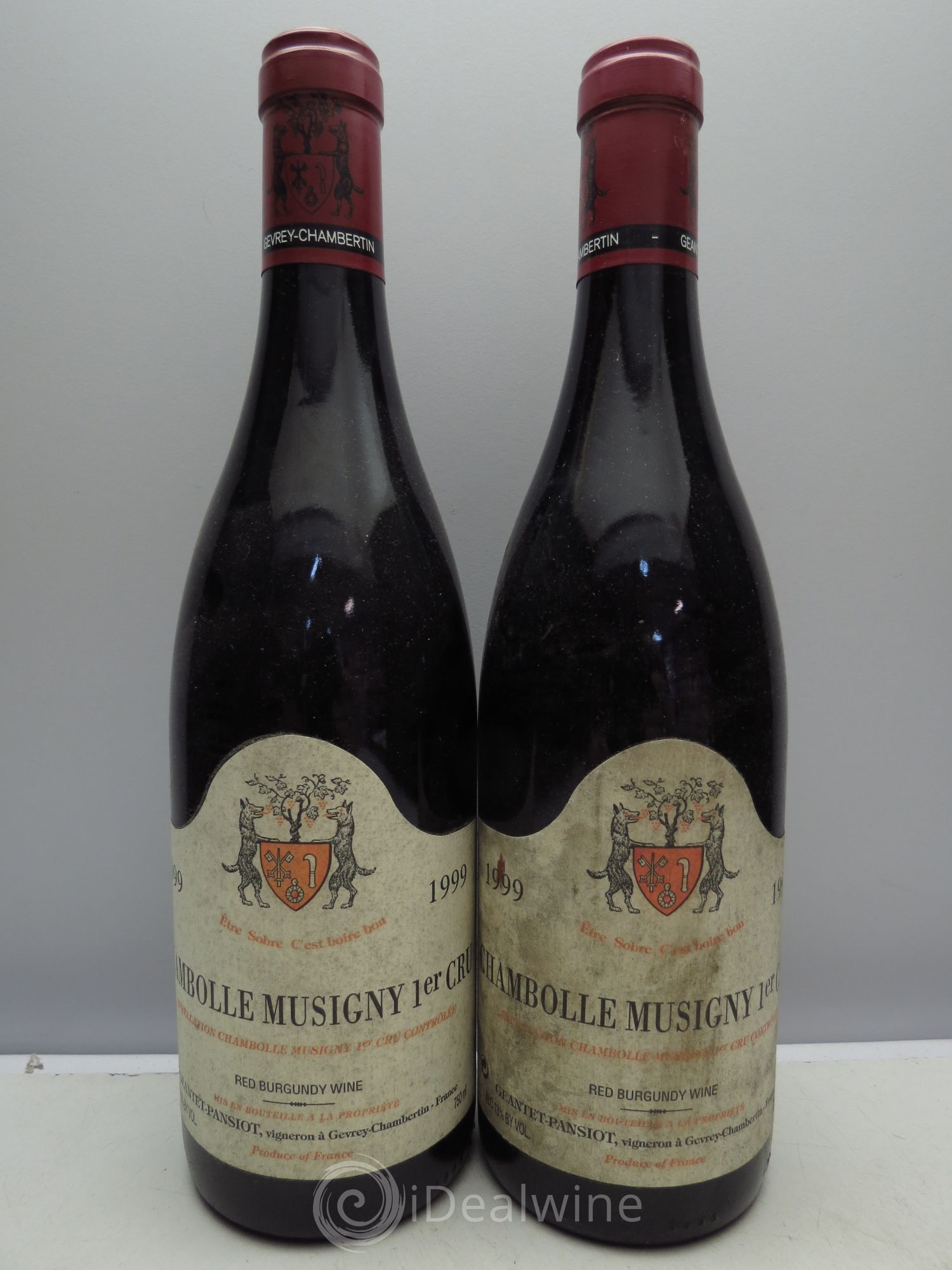 Chambolle-Musigny 1er Cru 1999 - Lot de 2 bouteilles - 0