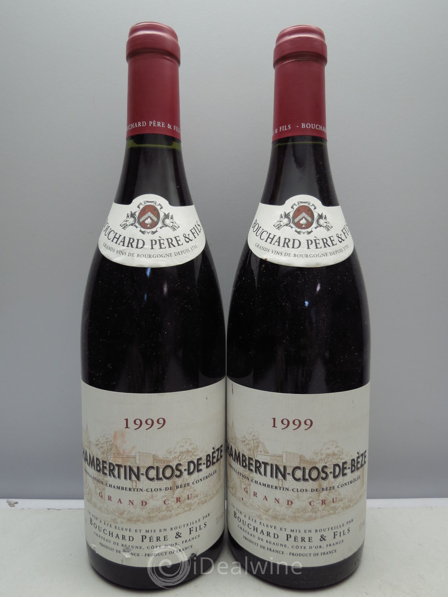 Chambertin Clos de Bèze Grand Cru Bouchard Père & Fils 1999 - Lot de 2 bouteilles - 0