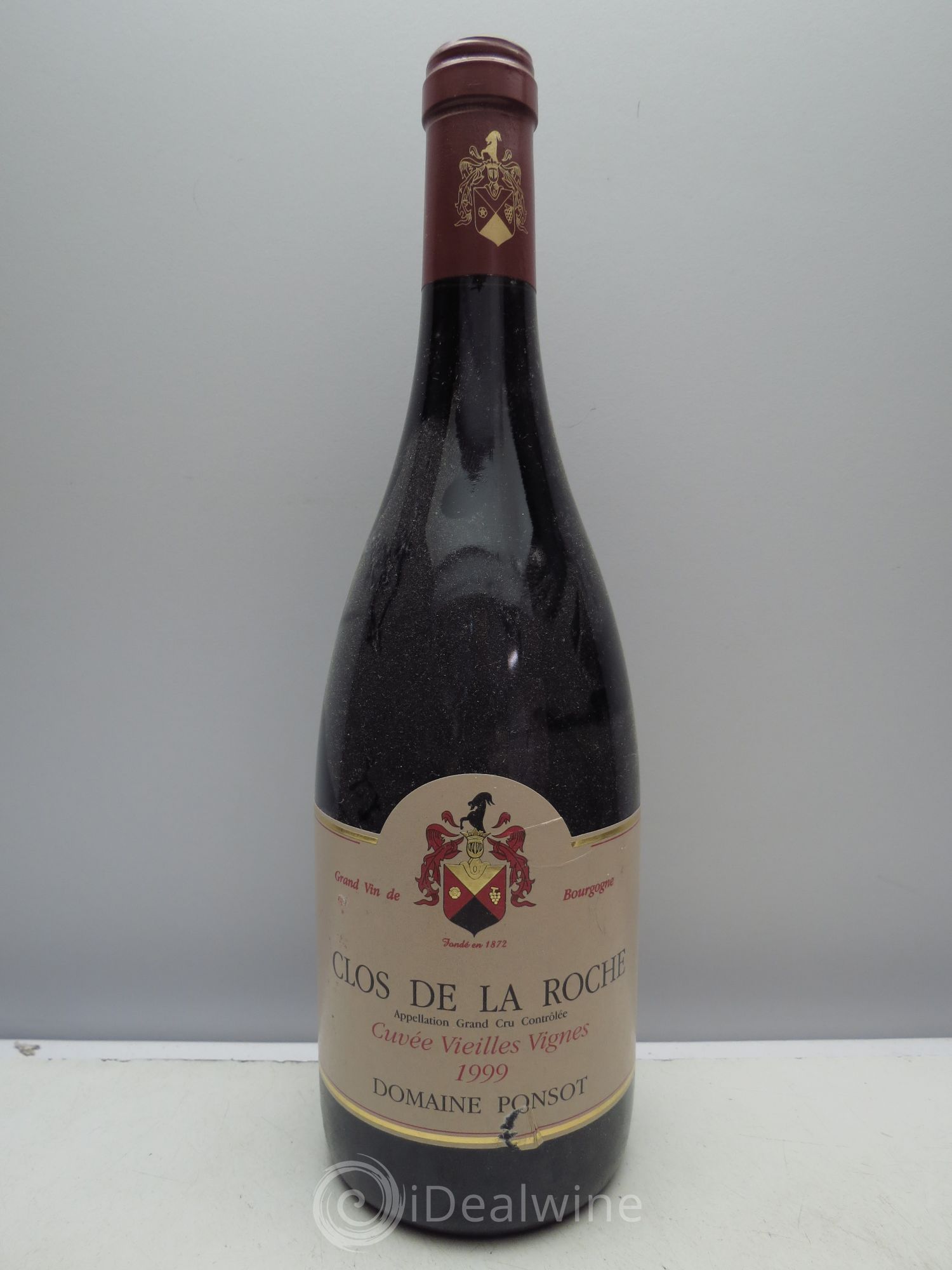 Clos de la Roche Grand Cru Vieilles Vignes Ponsot (Domaine) 1999 - Lot de 1 bouteille - 0