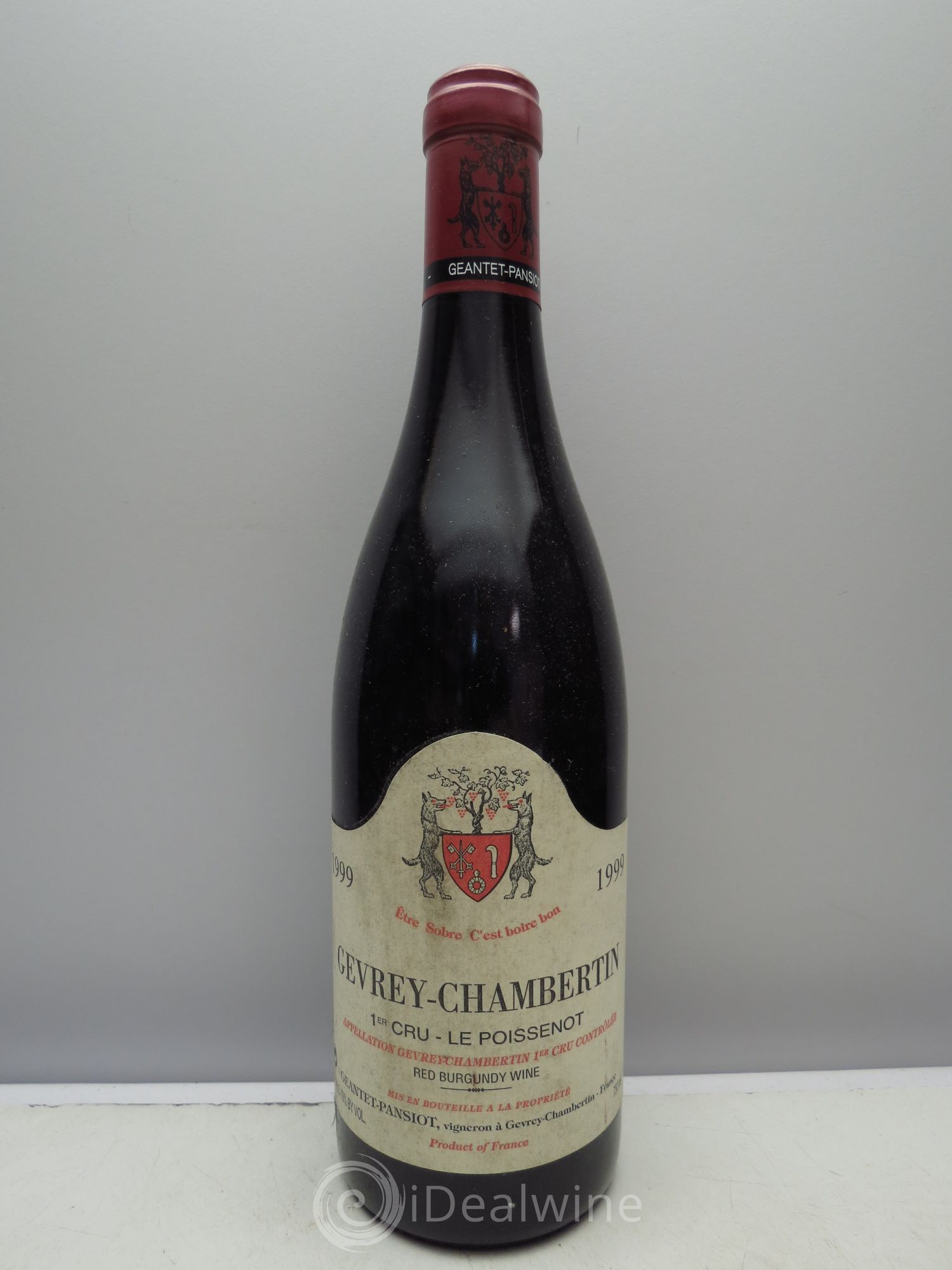 Gevrey-Chambertin 1er Cru Le Poissenot Geantet-Pansiot 1999 - Lot de 1 bouteille - 0