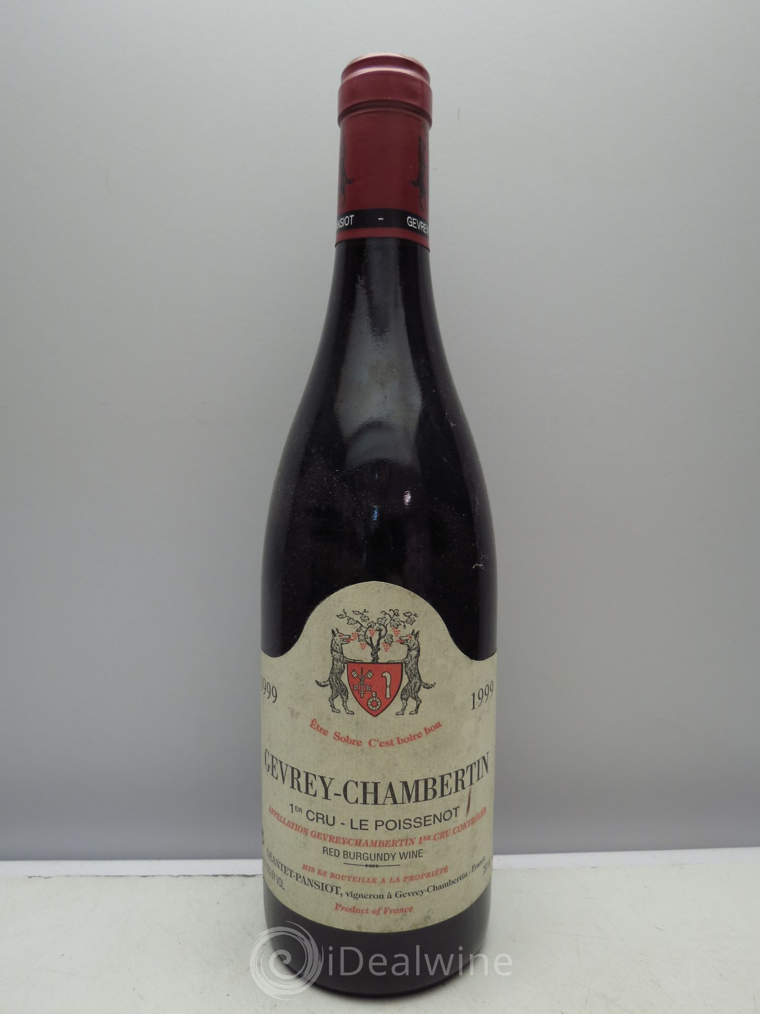 Gevrey-Chambertin 1er Cru Le Poissenot Geantet-Pansiot 1999 - Lot de 1 bouteille - 0