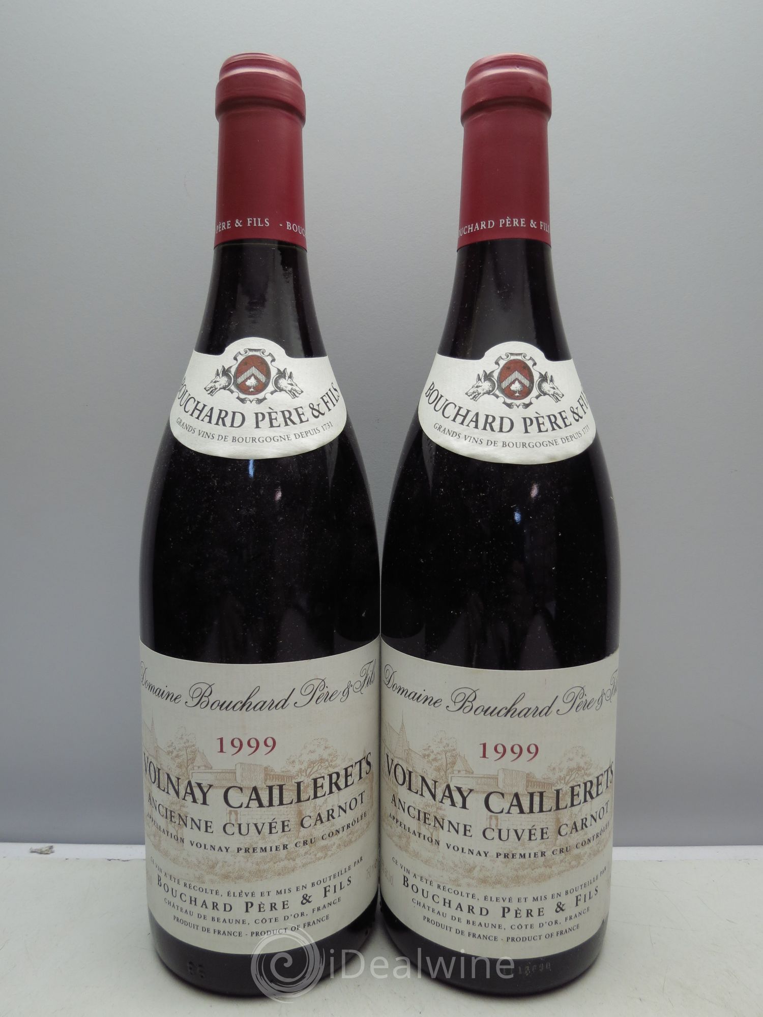 Volnay 1er Cru Caillerets - Ancienne Cuvée Carnot Bouchard Père & Fils 1999 - Lot de 2 bouteilles - 0