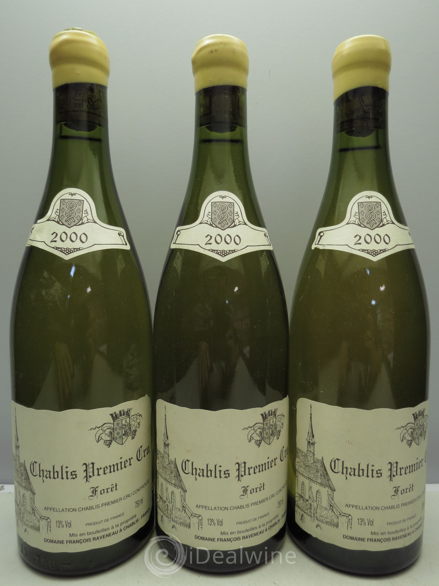 Chablis 1er Cru Forêt Raveneau (Domaine) 2000 - Lot de 3 bouteilles - 0