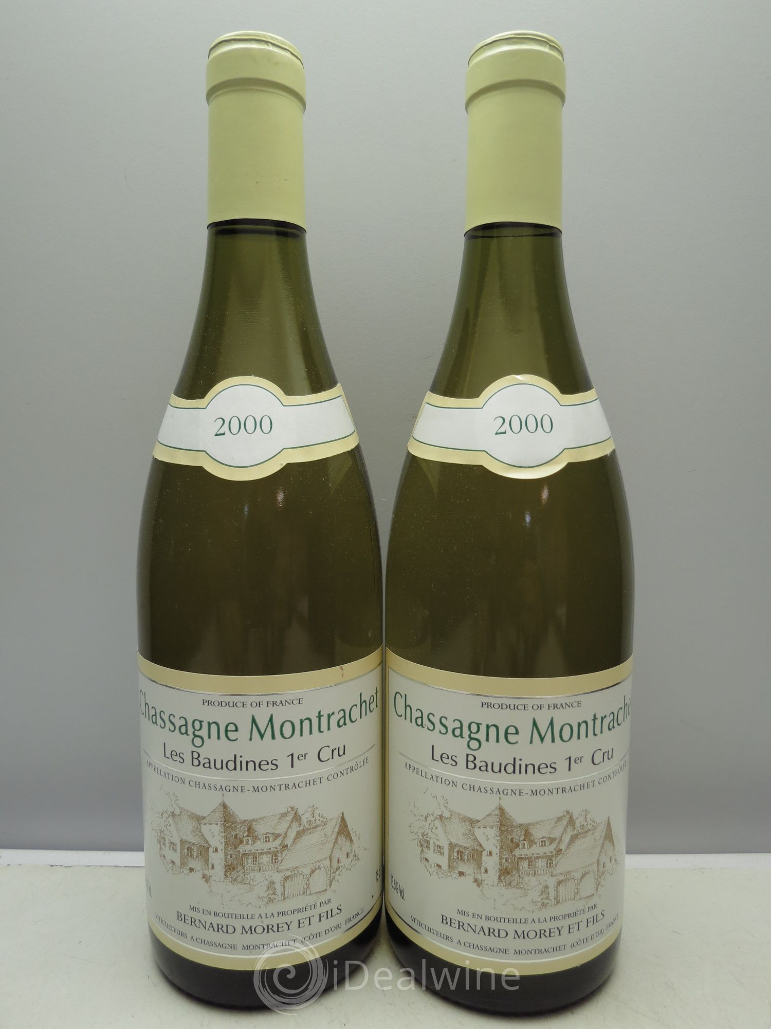 Chassagne-Montrachet 1er Cru 2000 - Lot de 2 bouteilles - 0
