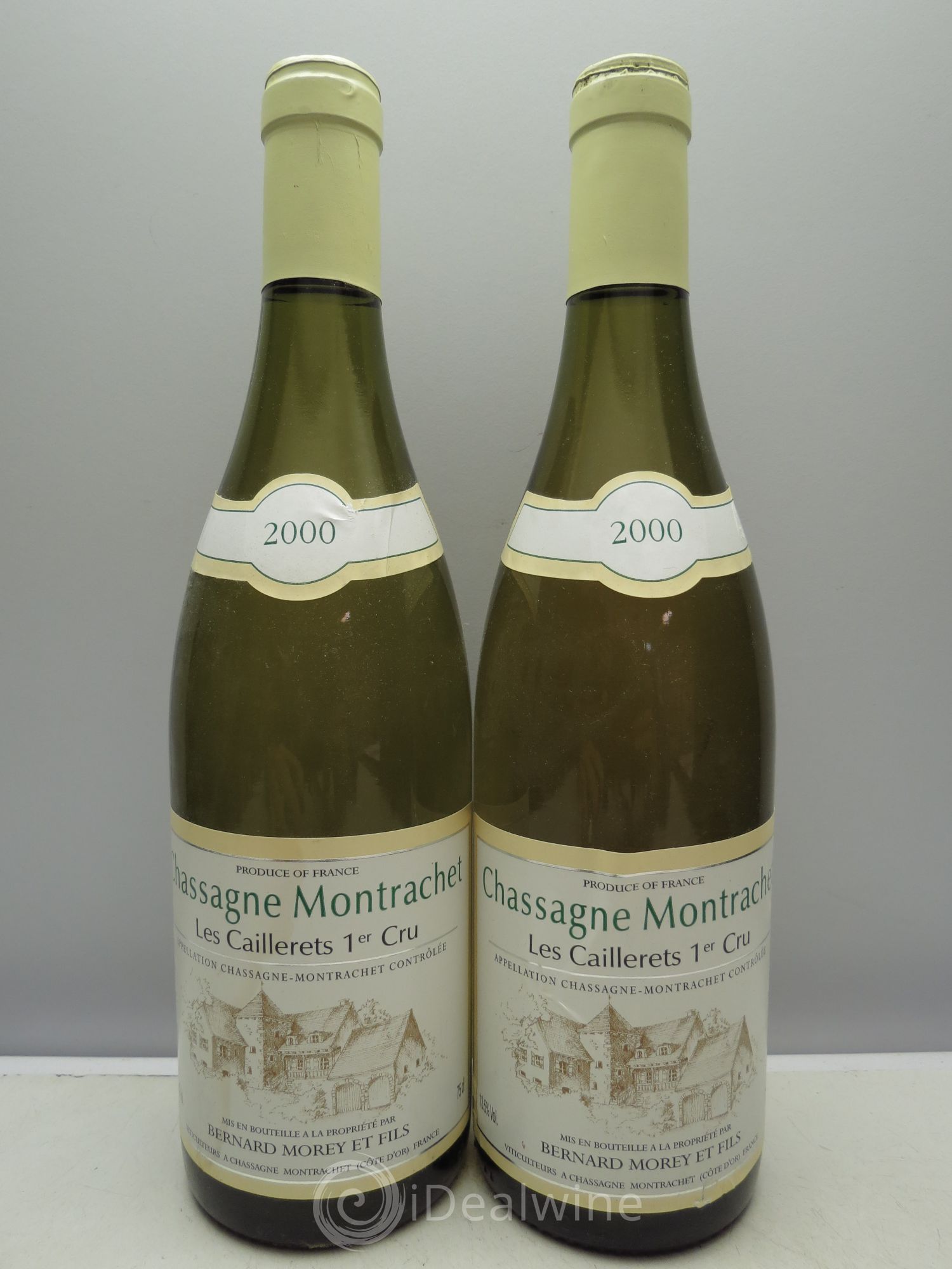 Chassagne-Montrachet 1er Cru 2000 - Lot de 2 bouteilles - 0