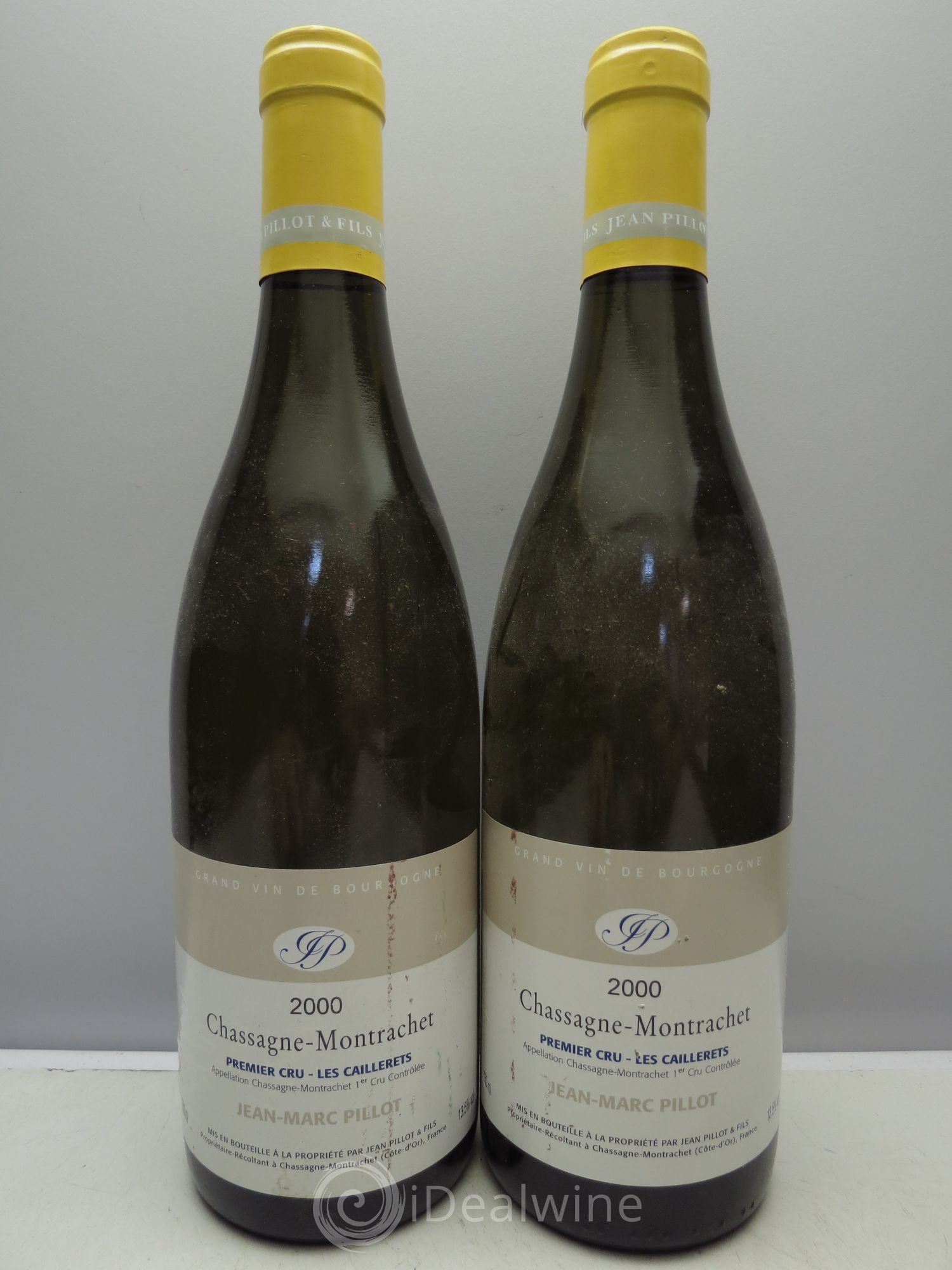 Chassagne-Montrachet 1er Cru JM.Pillot 2000 - Lot de 2 bouteilles - 0